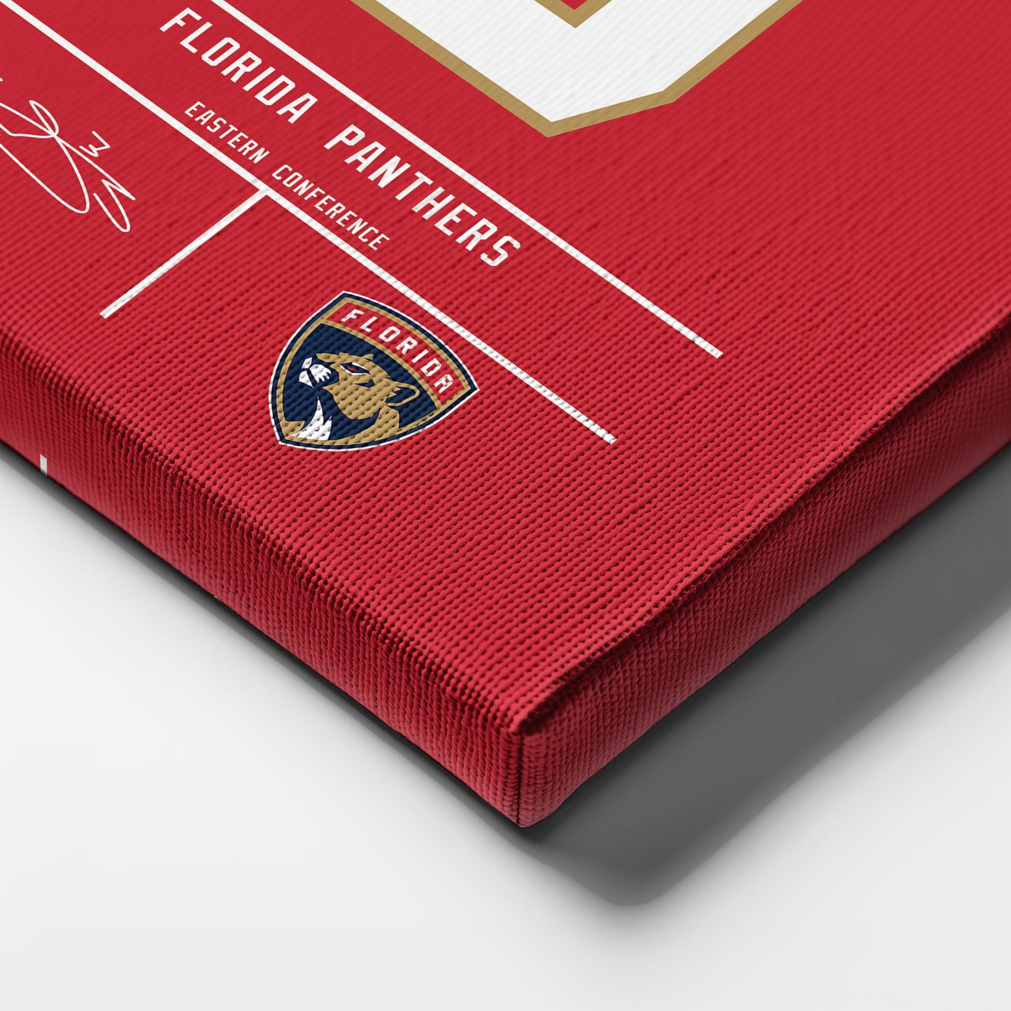 Seth Jones Florida Panthers Jersey Canvas Wall Art