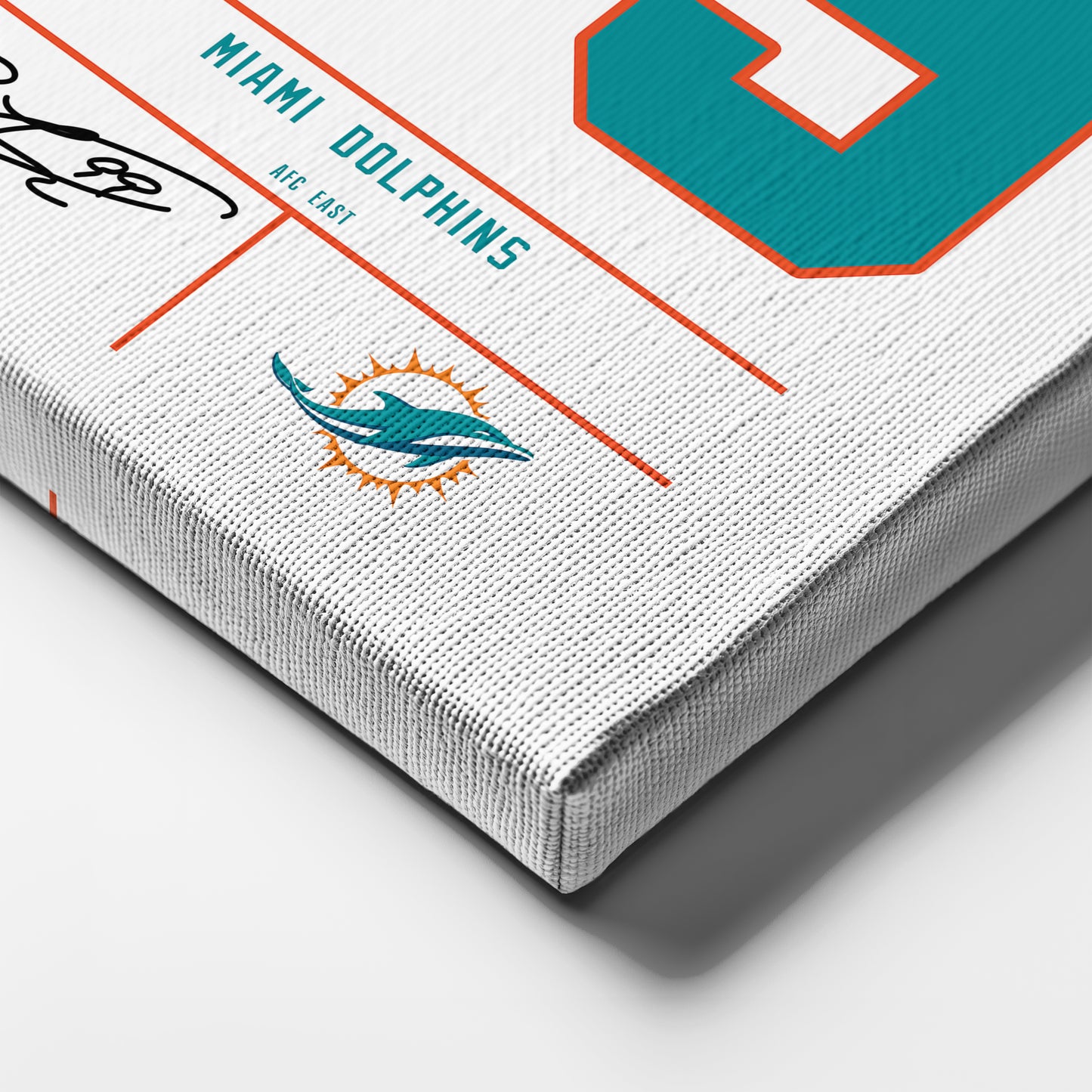 Jason Taylor Dolphins Jersey Canvas Print | Wall Art Decor