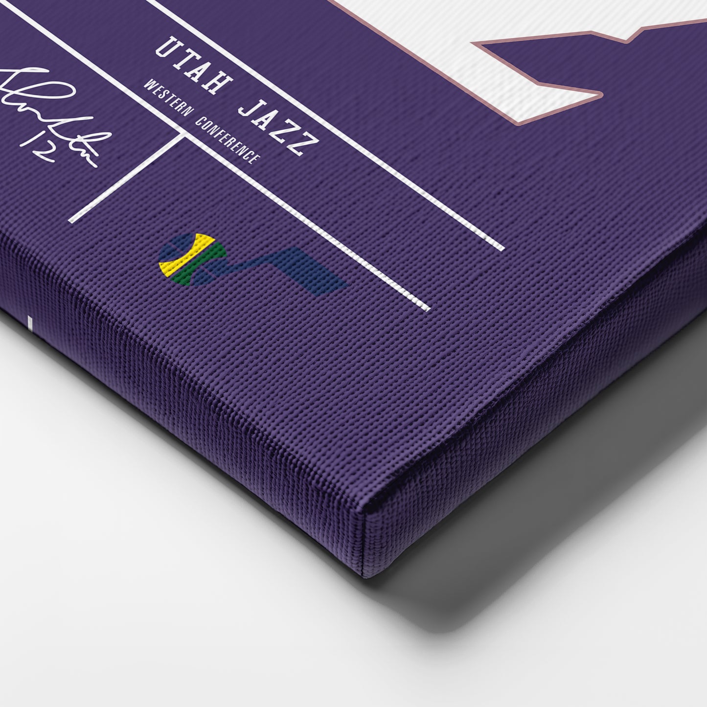 John Stockton Jazz Jersey Canvas Print | Wall Art Decor