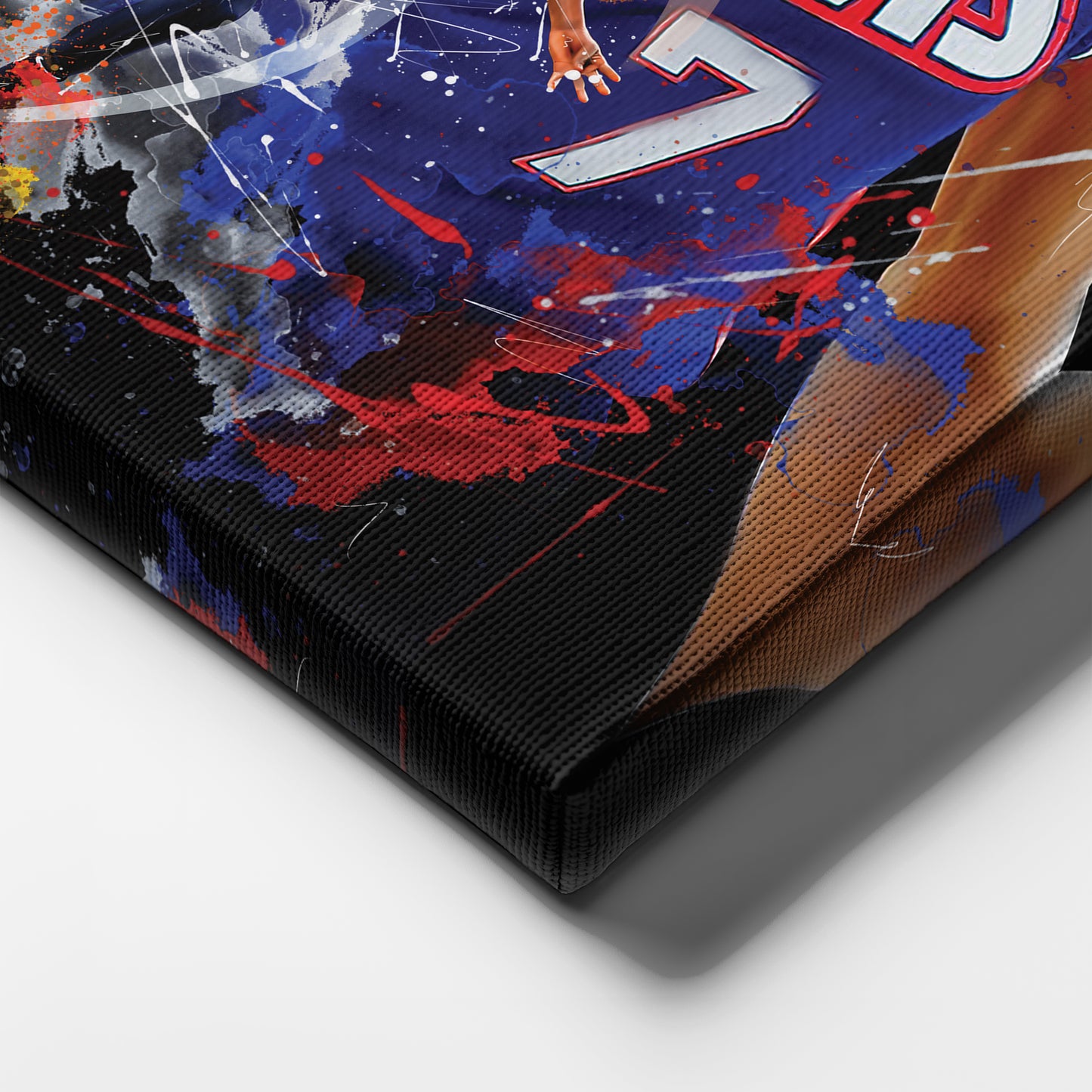 Kevin Durant Nets Canvas Print | Brooklyn Basketball Wall Art
