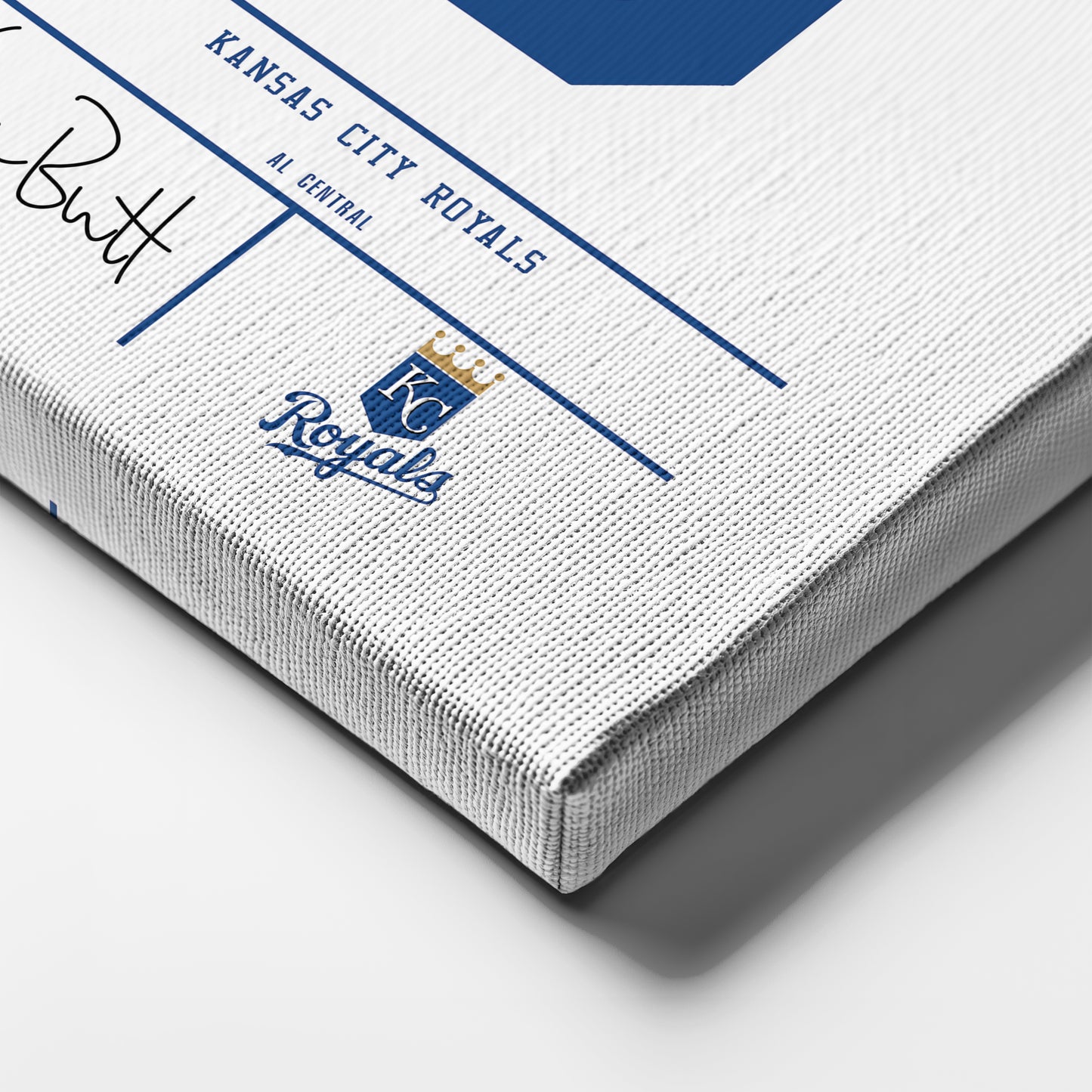 George Brett Kansas City Royals Jersey Canvas Print | Wall Art Decor