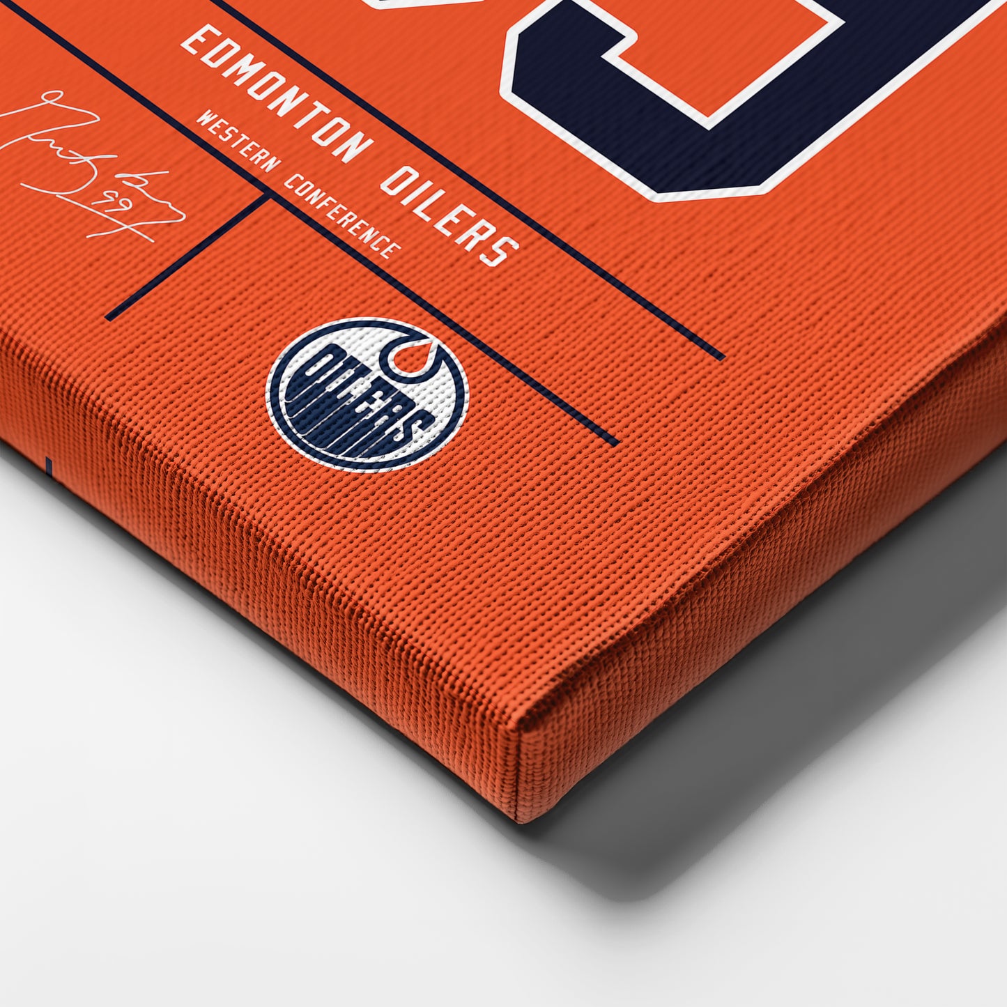 Wayne Gretzky Oilers Jersey Canvas Print | Wall Art Decor