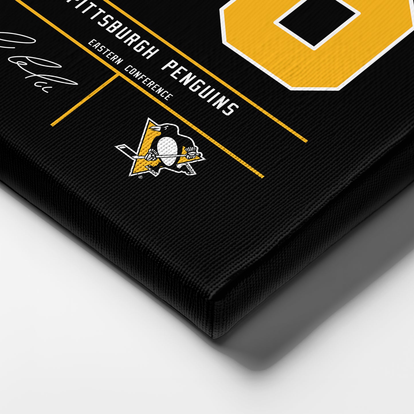 Mario Lemieux Penguins Jersey Canvas Print | Wall Art Decor