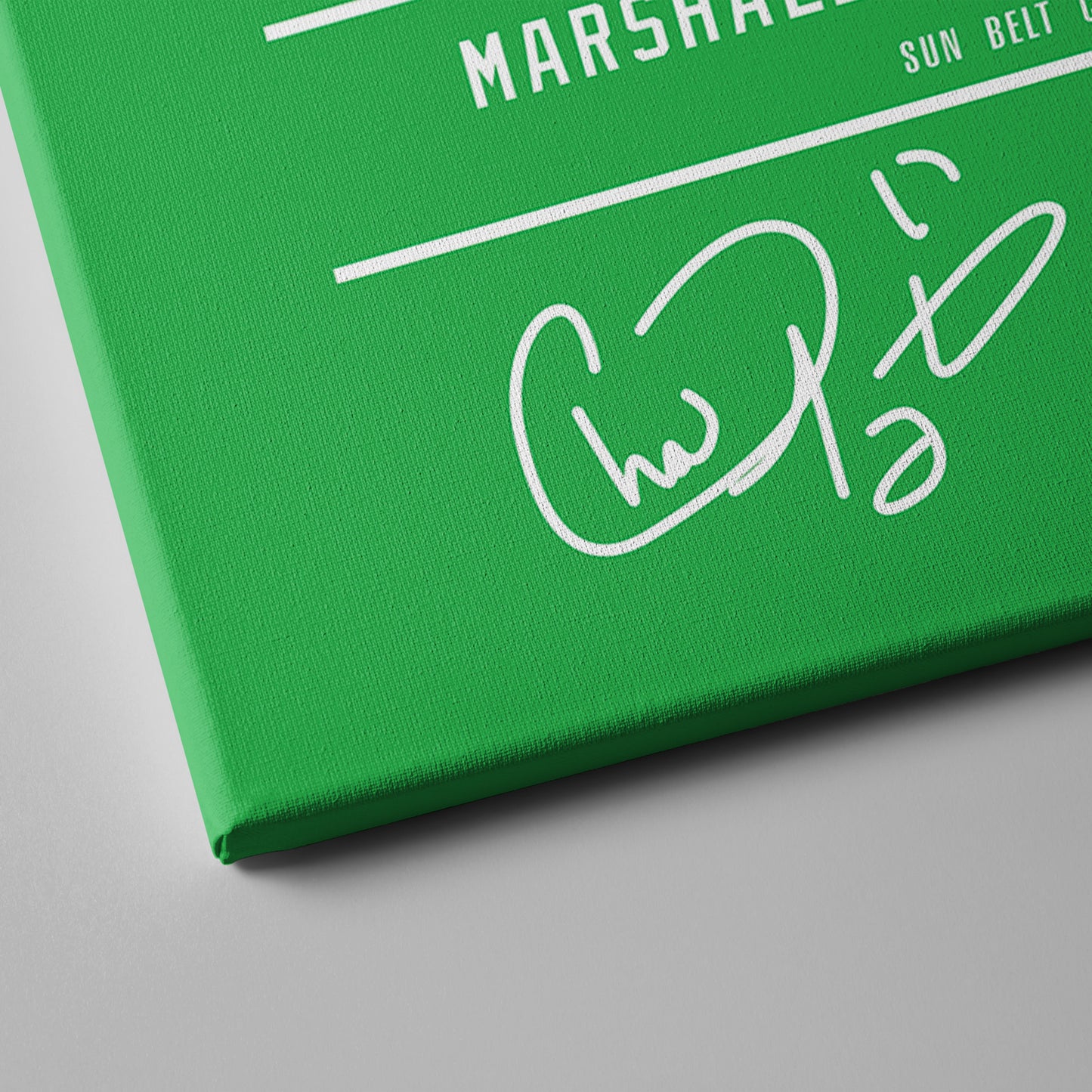 Chad Pennington Thundering Herd Jersey Canvas Print | Wall Art Decor