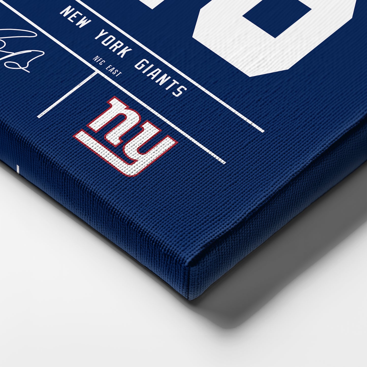 Saquon Barkley Giants Jersey Canvas Print | Wall Art Decor