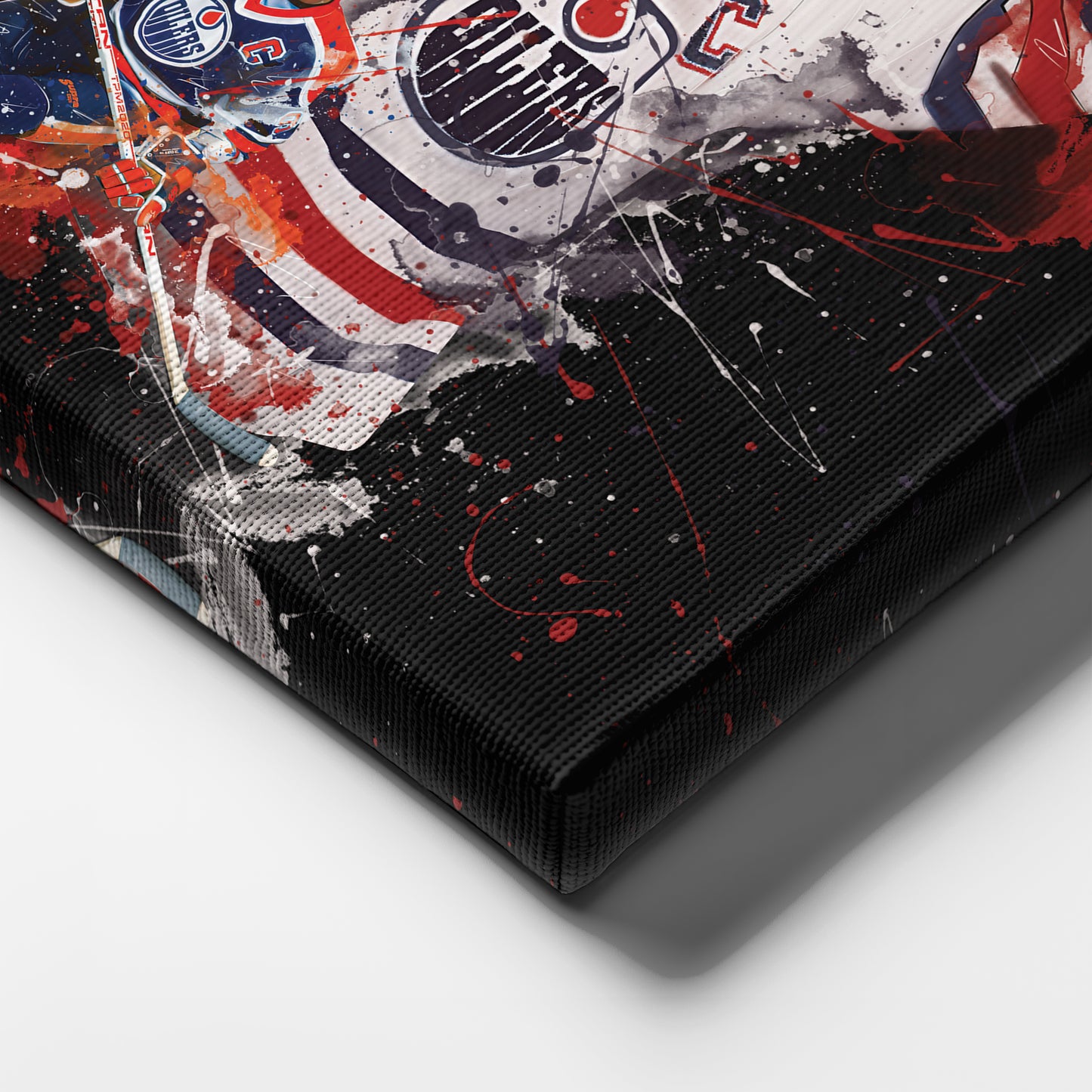 Wayne Gretzky Edmonton Oilers Canvas Print | NHL Hockey Wall Art