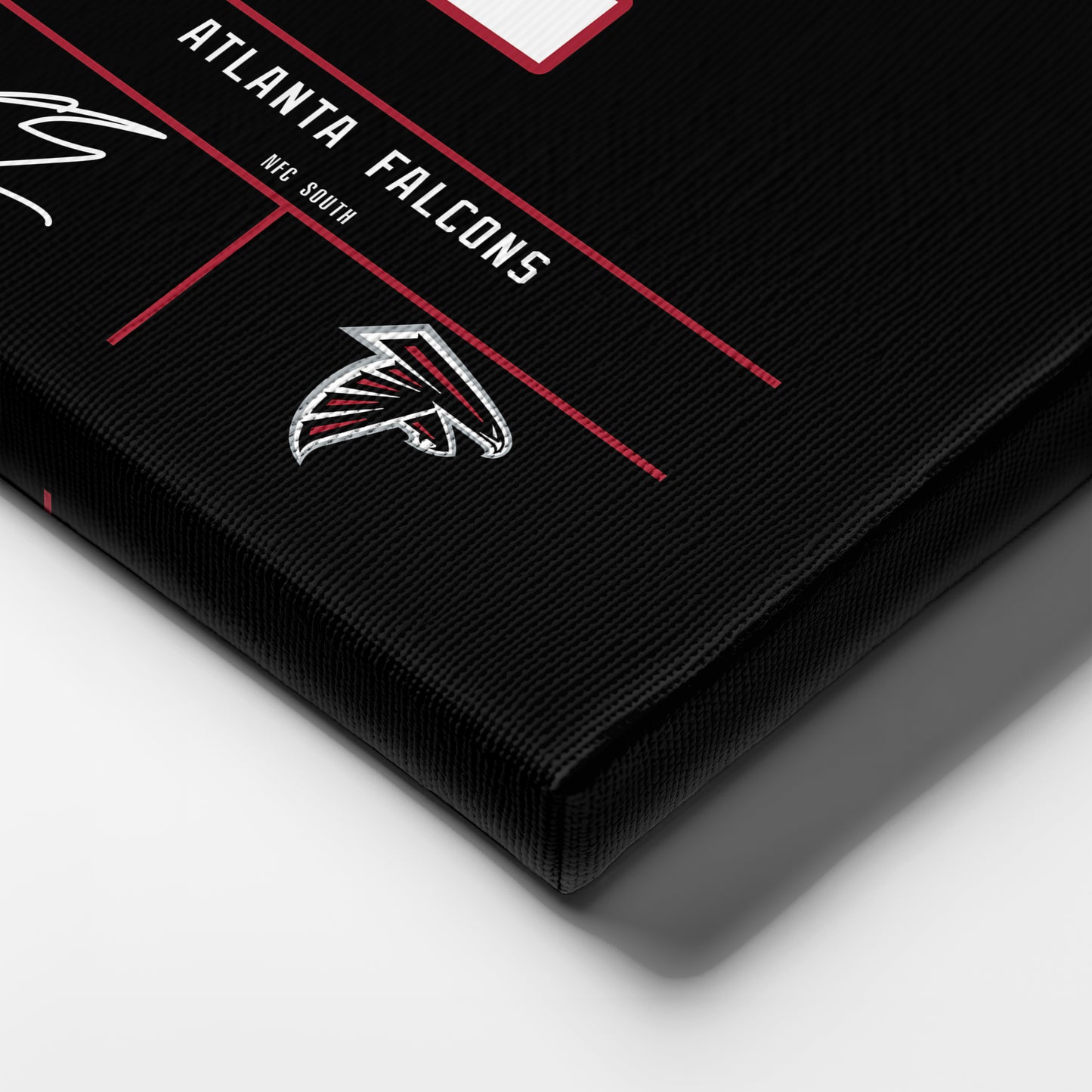 Bijan Robinson Falcons Jersey Canvas Print | Wall Art Decor