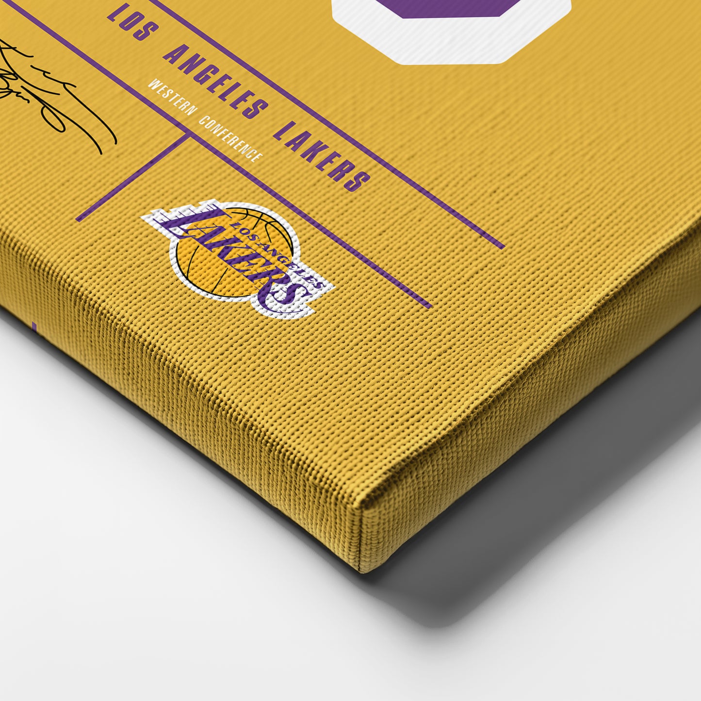 Kobe Bryant Lakers Jersey Canvas Print | Wall Art Decor