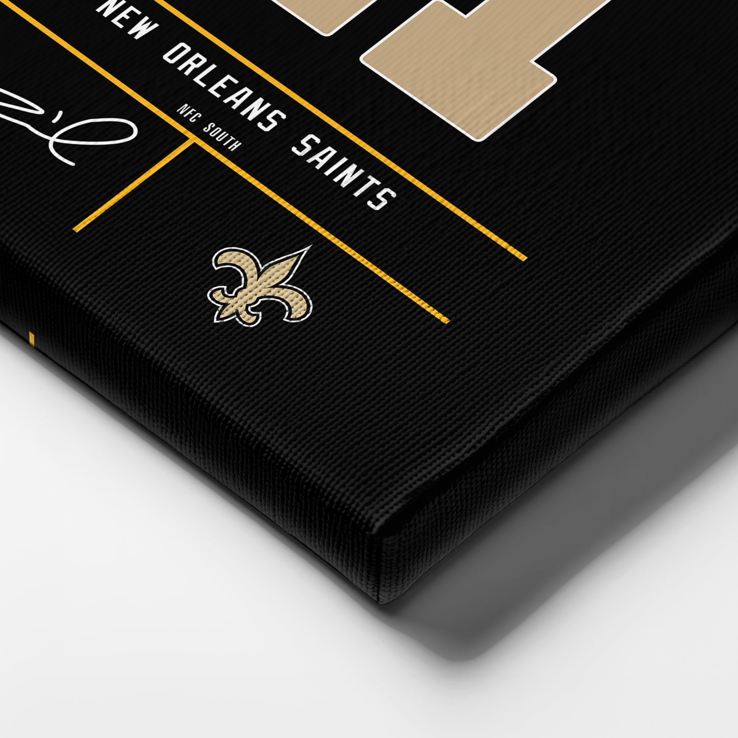 Alvin Kamara Saints Jersey Canvas Print | Wall Art Decor