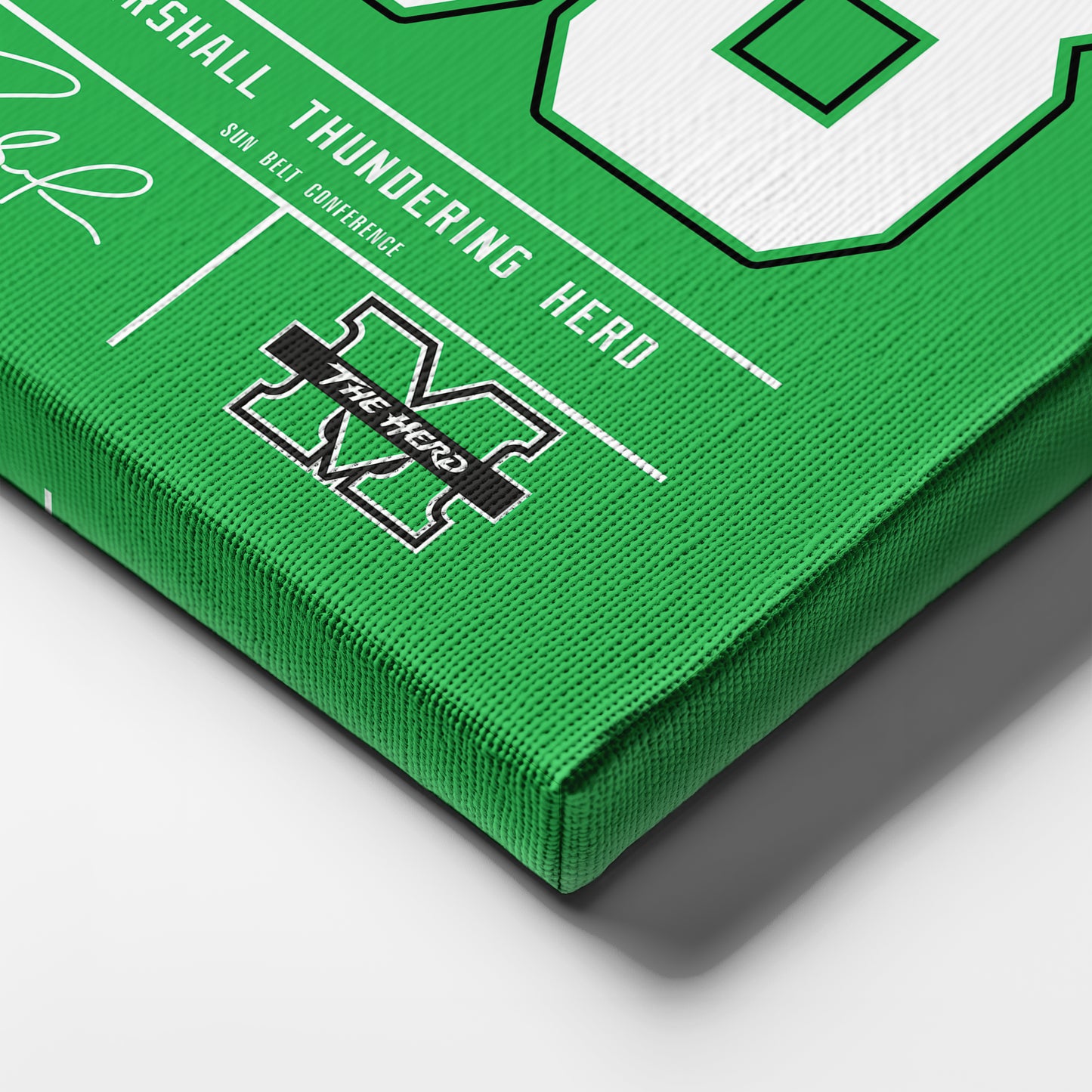 Randy Moss Thundering Herd Jersey Canvas Print | Wall Art Decor