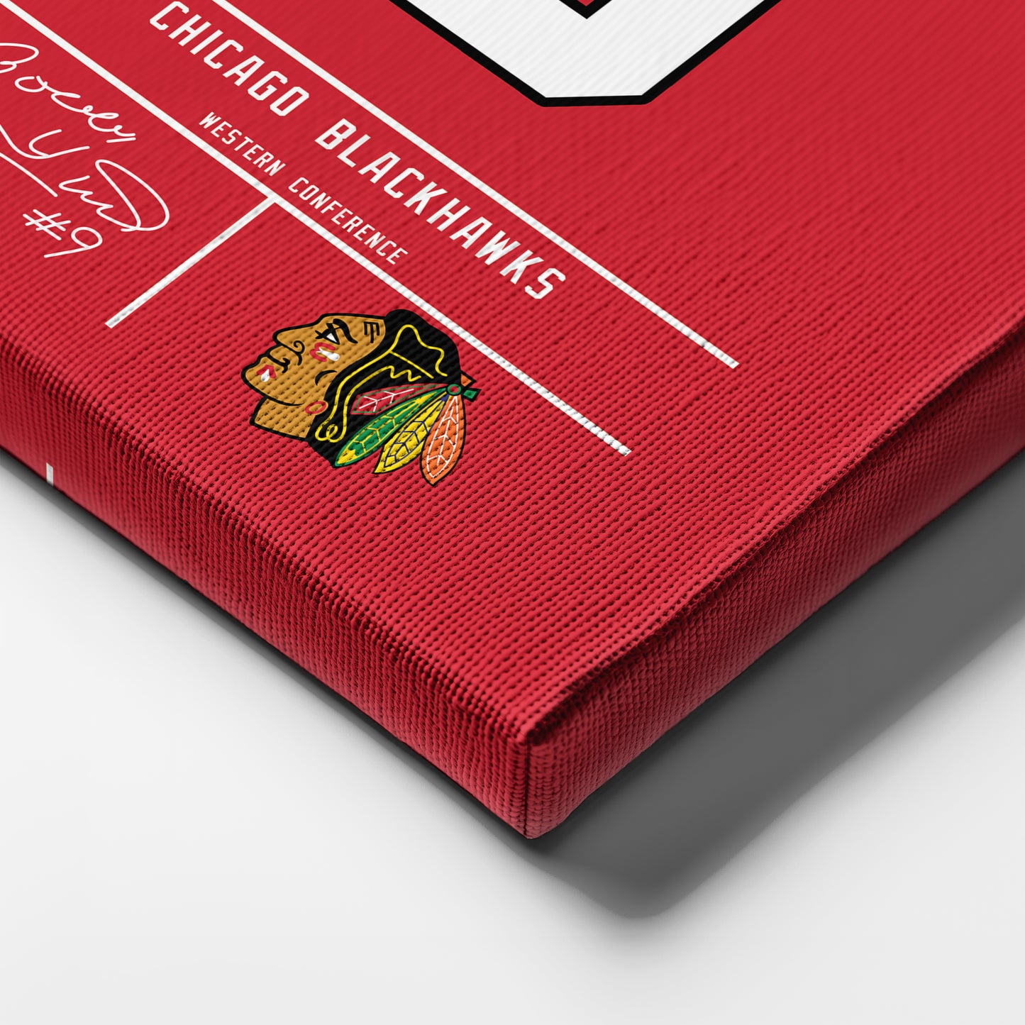Bobby Hull Blackhawks Jersey Canvas Print | Wall Art Decor