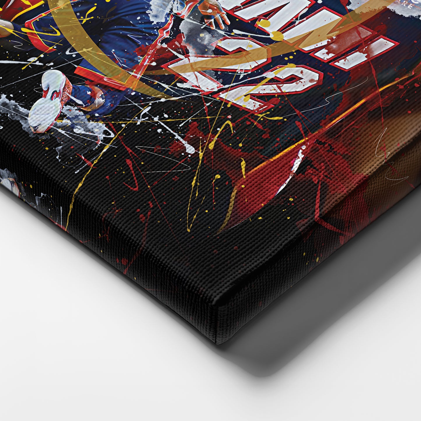 Jimmy Butler Miami Heat Canvas Print | Basketball Wall Art