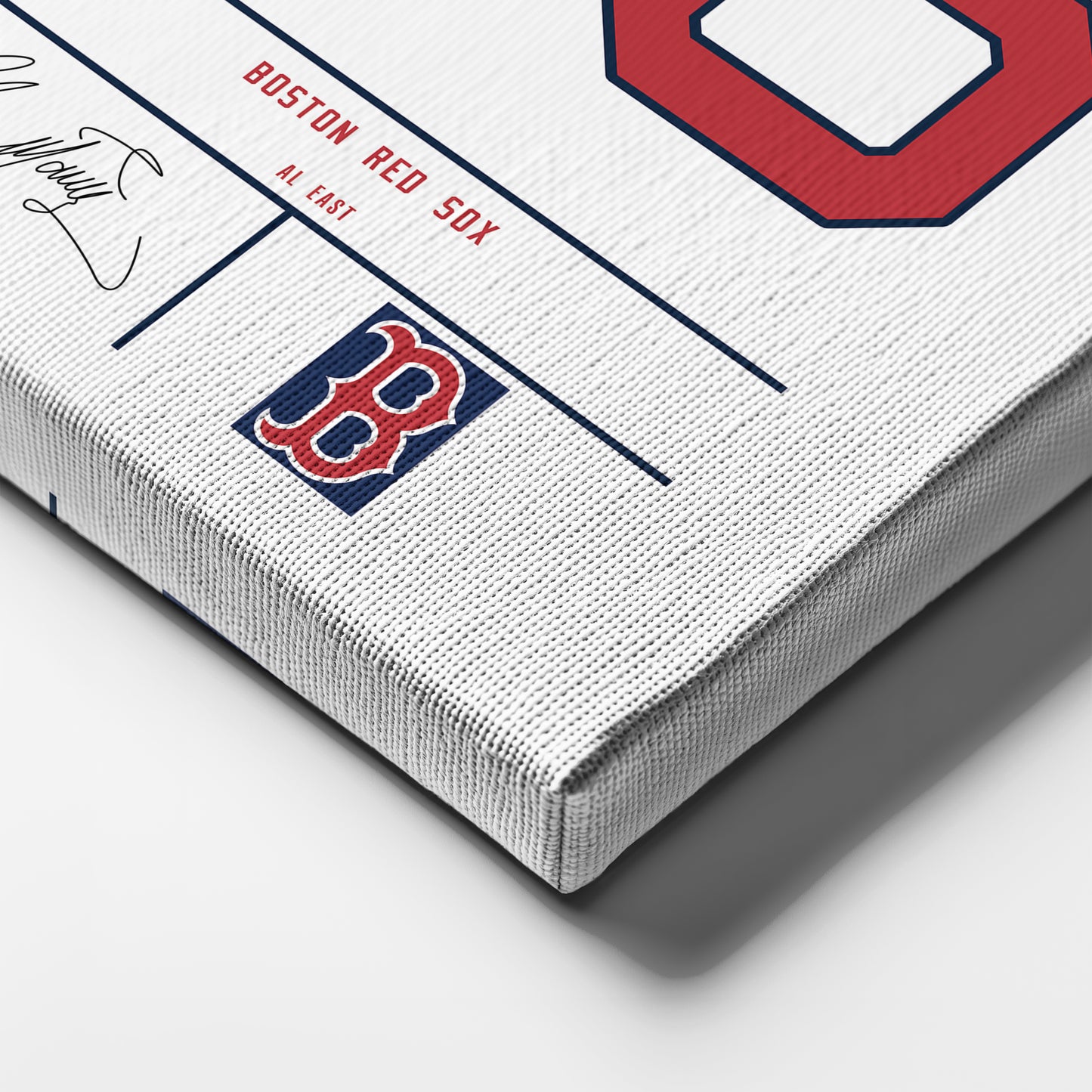 Pedro Martínez Red Sox Jersey Canvas Print | Wall Art Decor