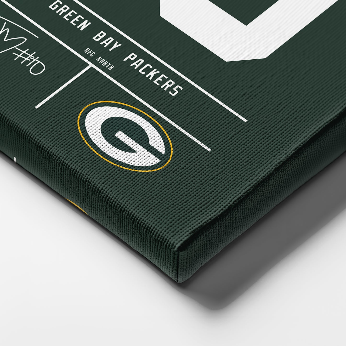 Jordan Love Packers Jersey Canvas Print | Wall Art Decor