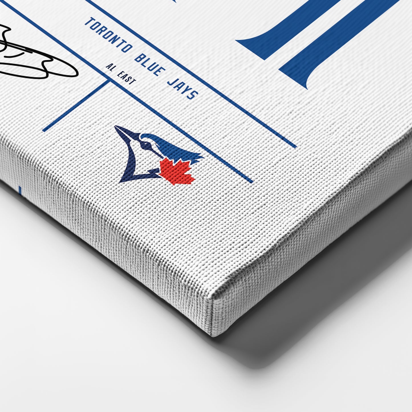 Bo Bichette Blue Jays Jersey Canvas Print | Wall Art Decor