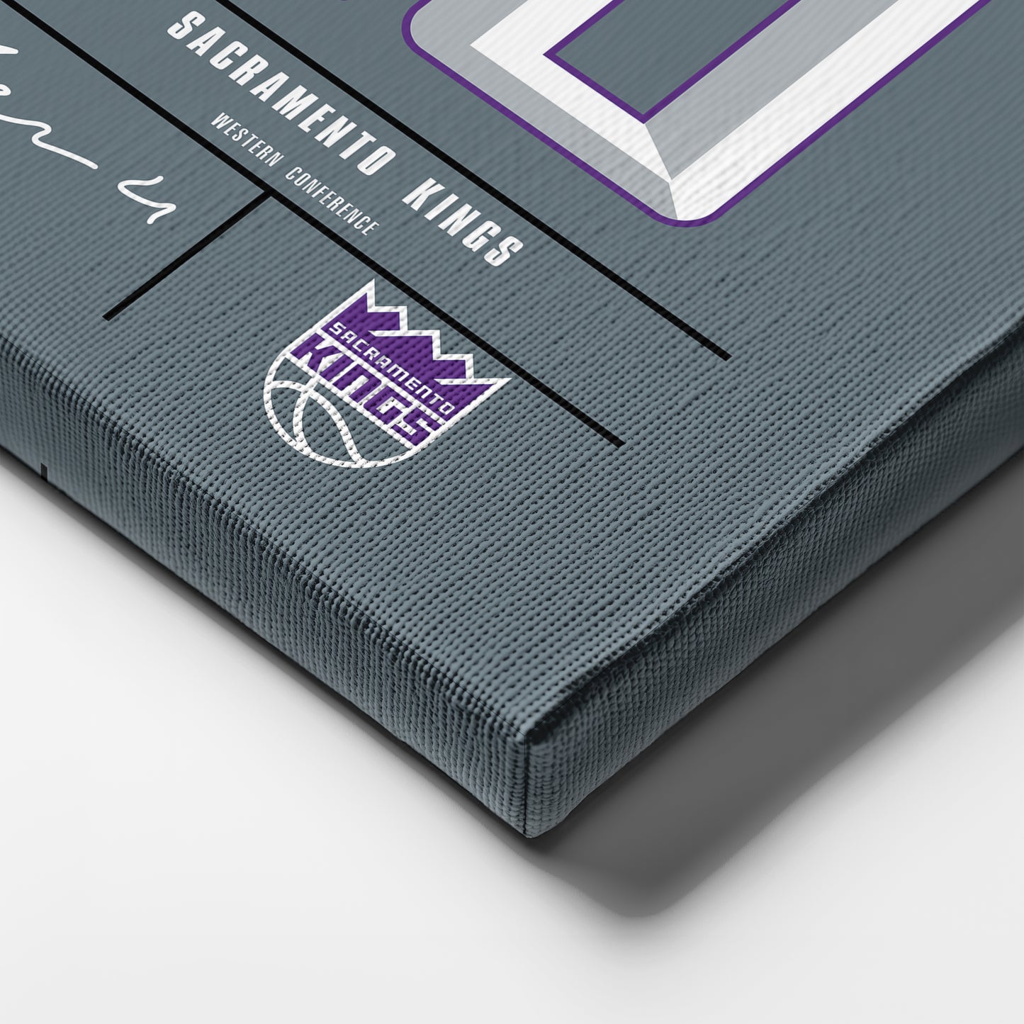 Domantas Sabonis Kings Jersey Canvas Print | Wall Art Decor