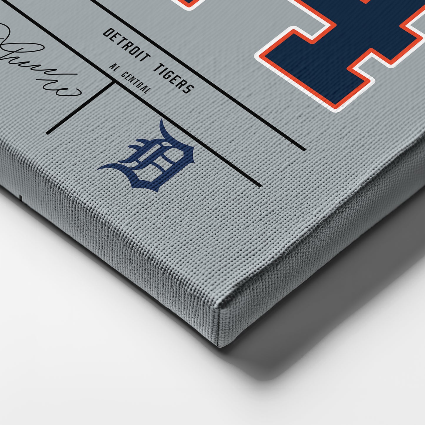 Miguel Cabrera Tigers Jersey Canvas Print | Wall Art Decor