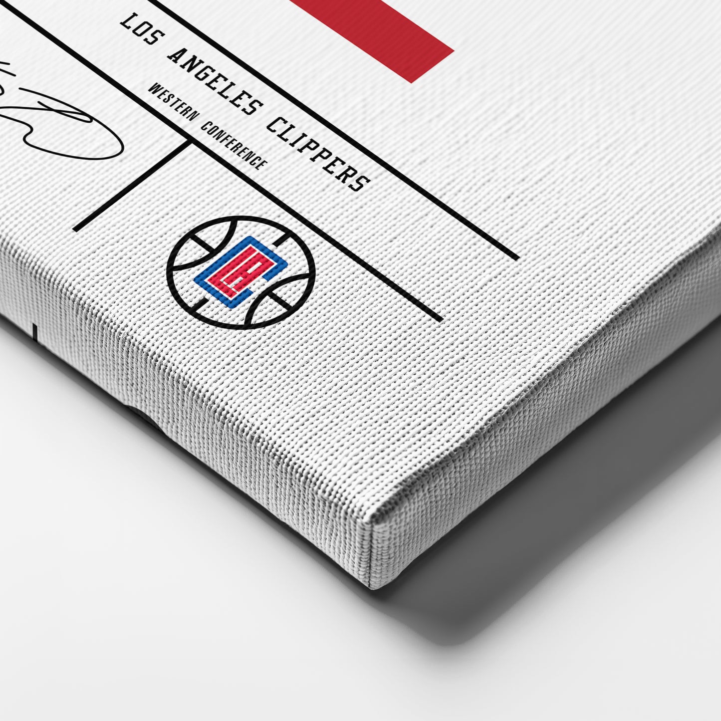 Kawhi Leonard Clippers Jersey Canvas Print | Wall Art Decor