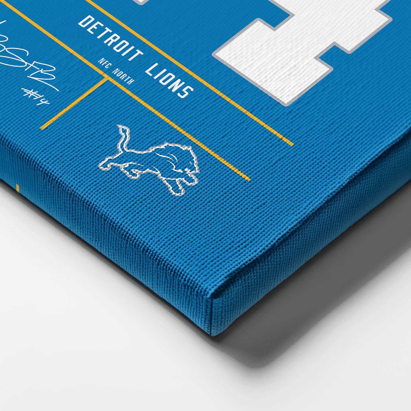 Amon-Ra St. Brown Lions Jersey Canvas Print | Wall Art Decor