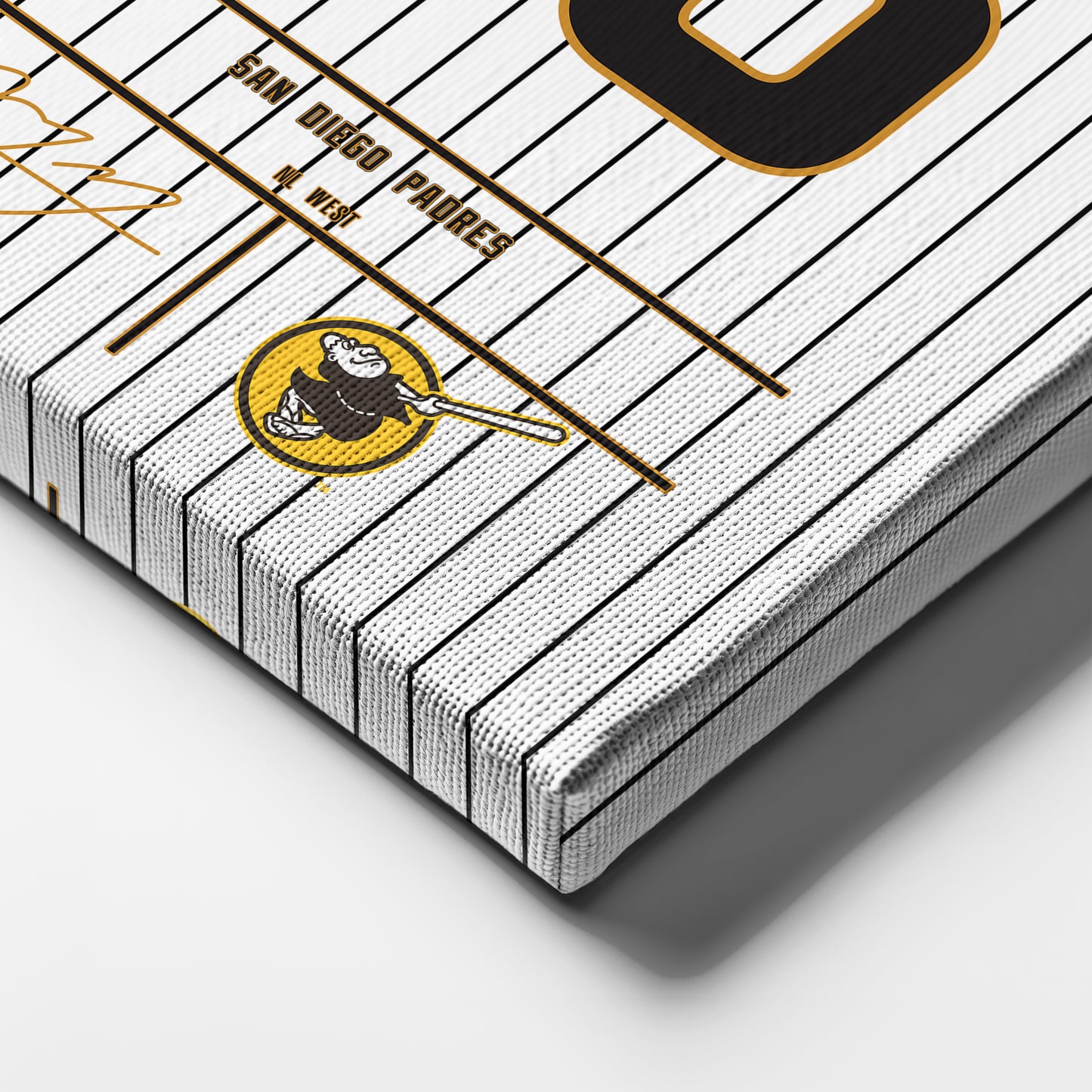 Manny Machado Padres Jersey Canvas Print | Wall Art Decor