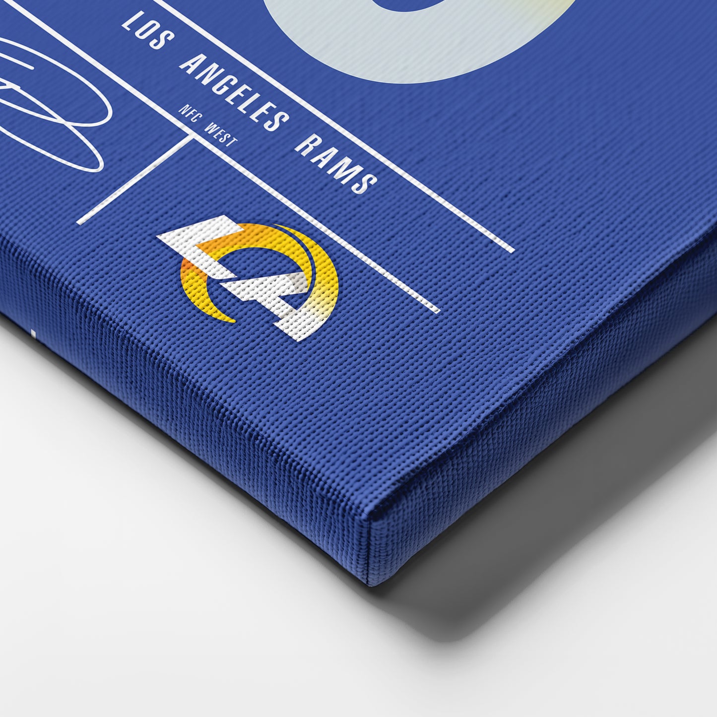 Odell Beckham Jr. Rams Jersey Canvas Print | Wall Art Decor