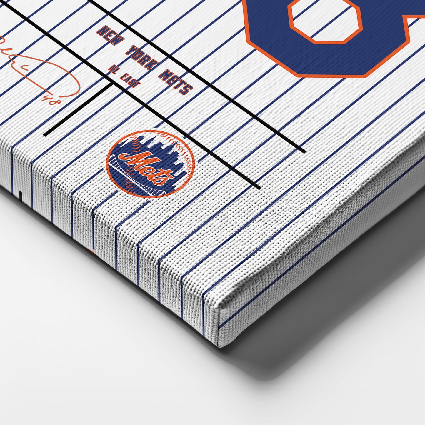 Jacob deGrom Mets Jersey Canvas Print | Wall Art Decor