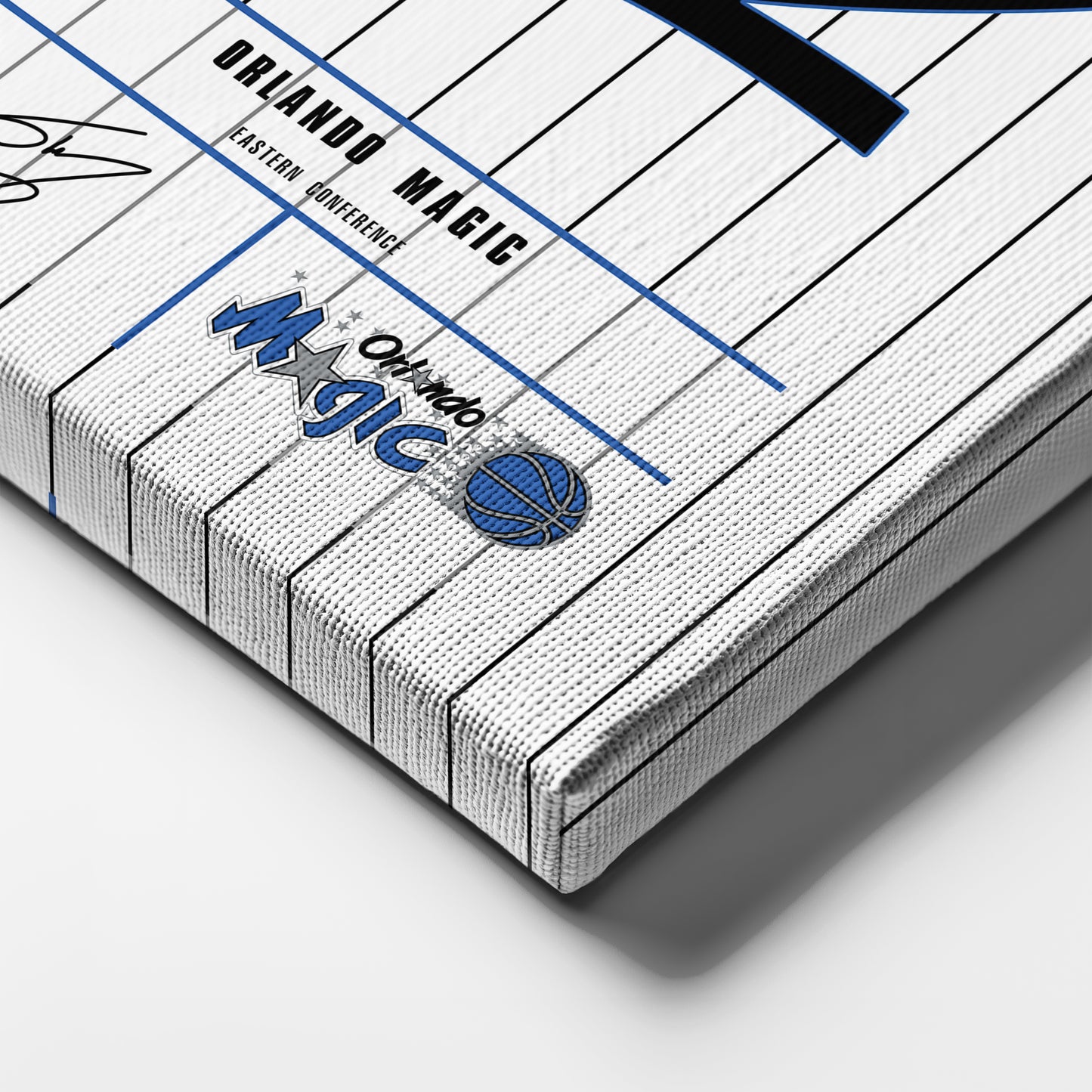 Shaquille O'Neal Magic Jersey Canvas Print | Wall Art Decor