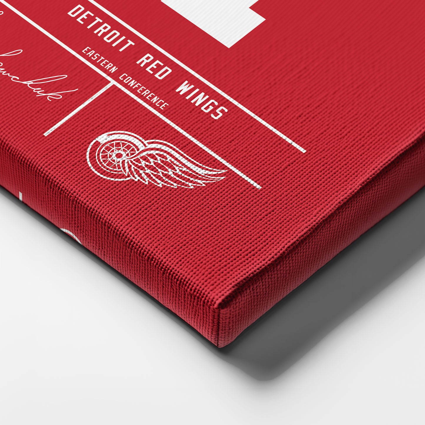 Terry Sawchuk Red Wings Jersey Canvas Print | Wall Art Decor