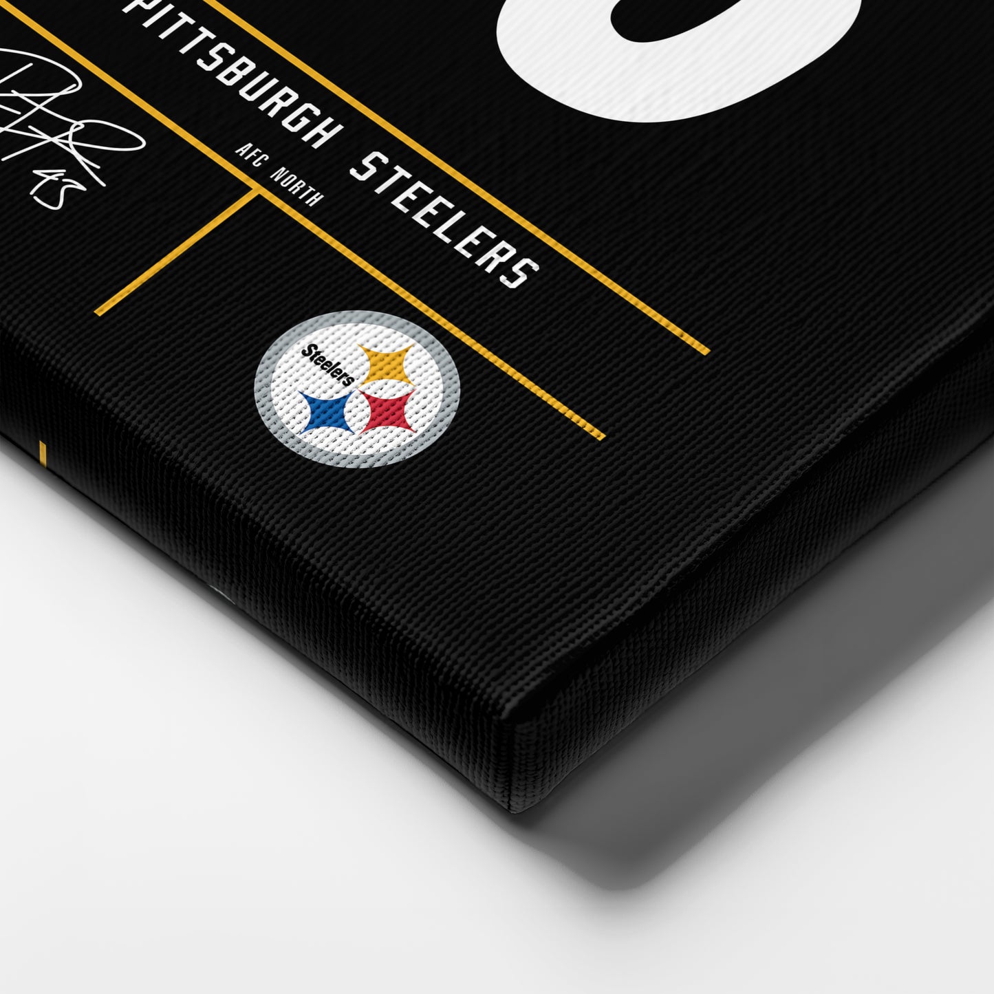 Troy Polamalu Steelers Jersey Canvas Print | Wall Art Decor