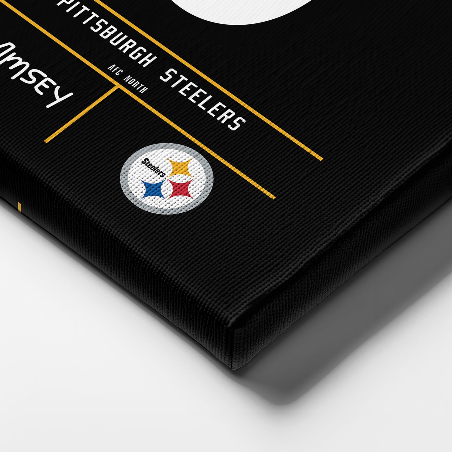 Jalen Ramsey Pittsburgh Steelers Jersey Canvas Wall Art
