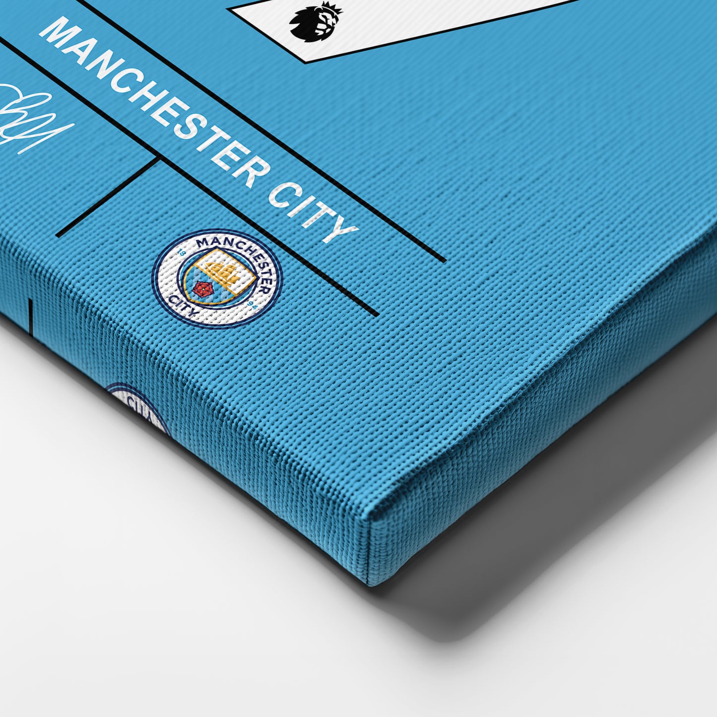Erling Haaland Manchester City Jersey Canvas Wall Art