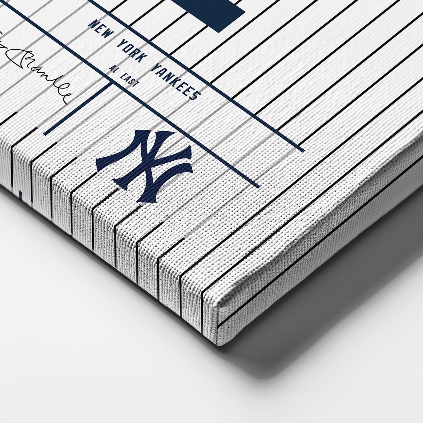 Mickey Mantle Yankees Jersey Canvas Print | Wall Art Decor