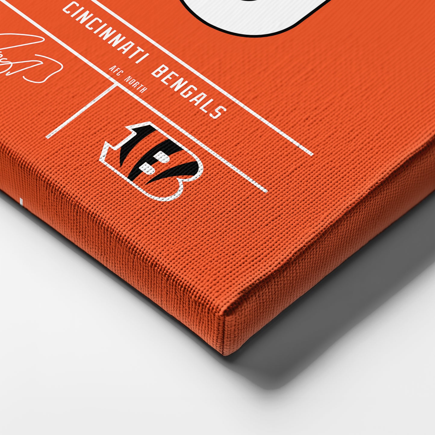 Joe Burrow Bengals Jersey Canvas Print | Wall Art Decor