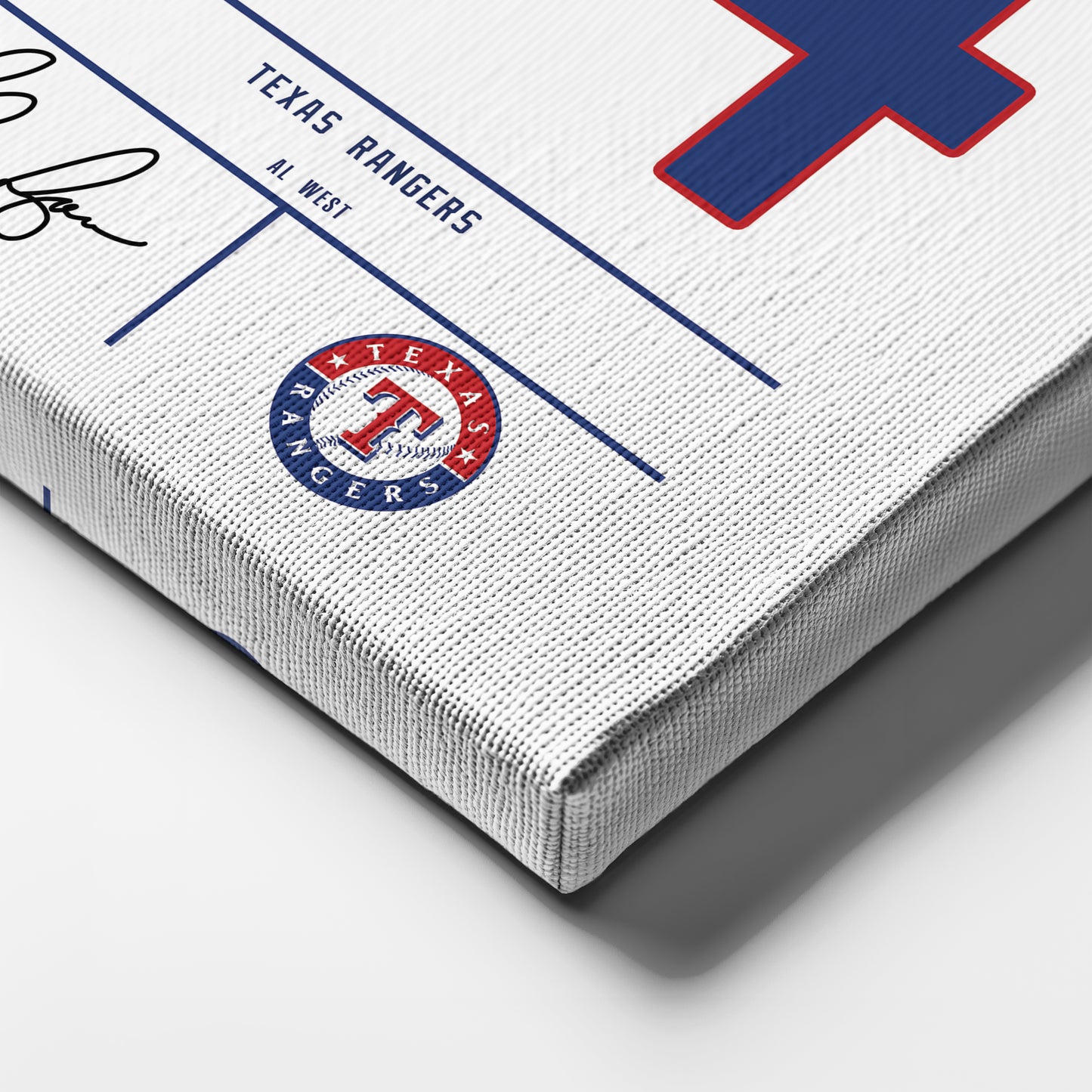 Nolan Ryan Rangers Jersey Canvas Print | Wall Art Decor