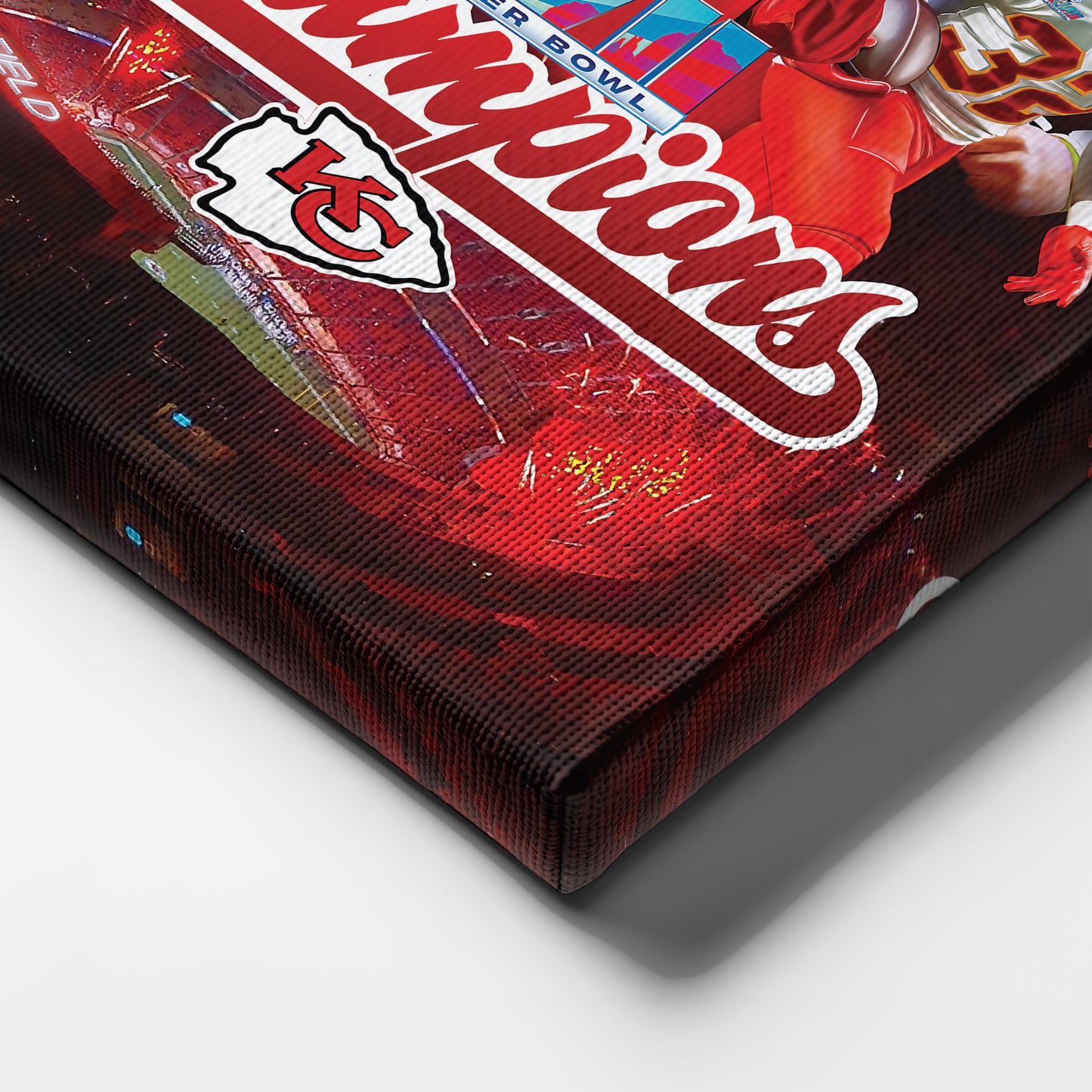 Kansas City Chiefs Super Bowl LVII Champions Canvas Print | NFL Wall Art