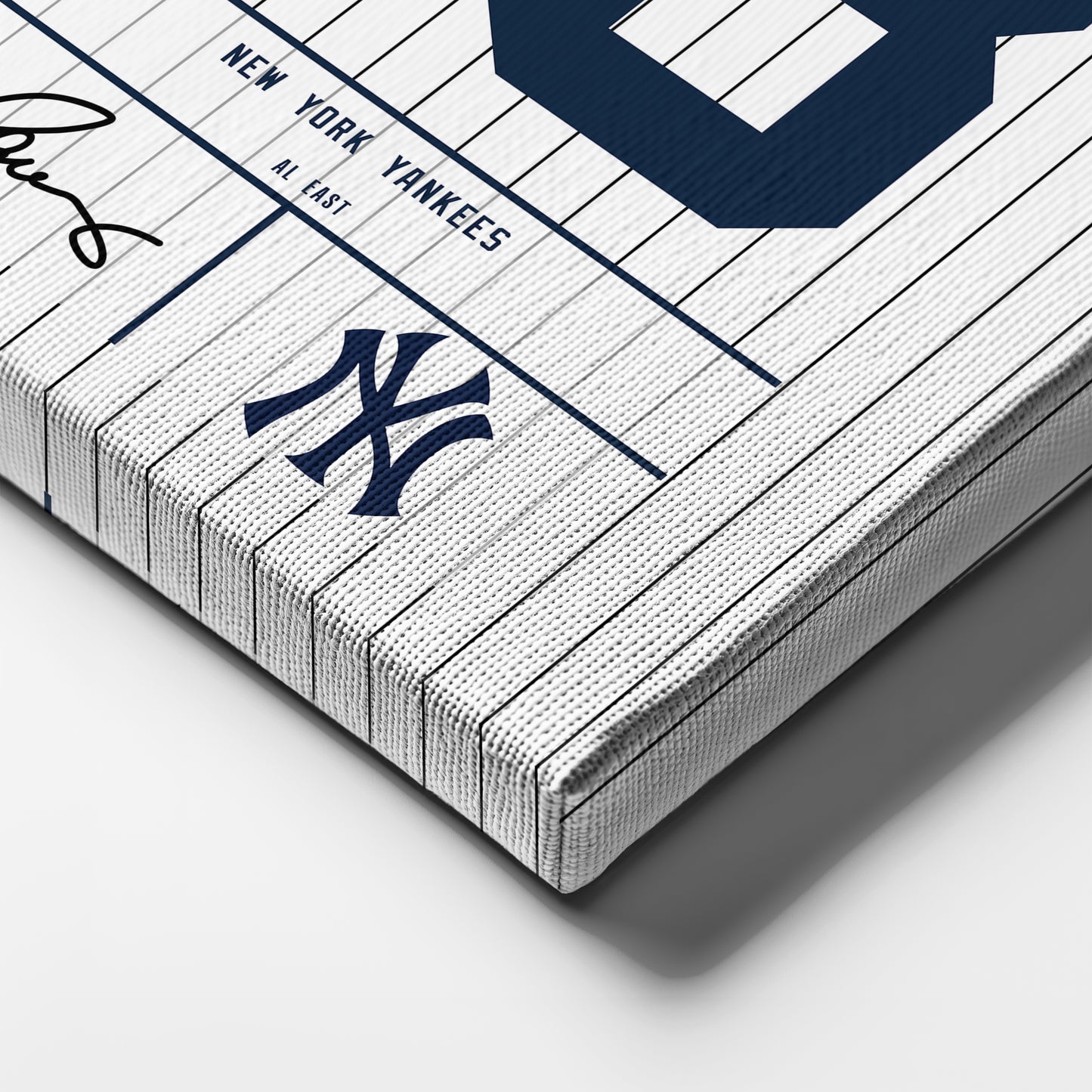 Alex Rodriguez New York Yankees Jersey Canvas Wall Art