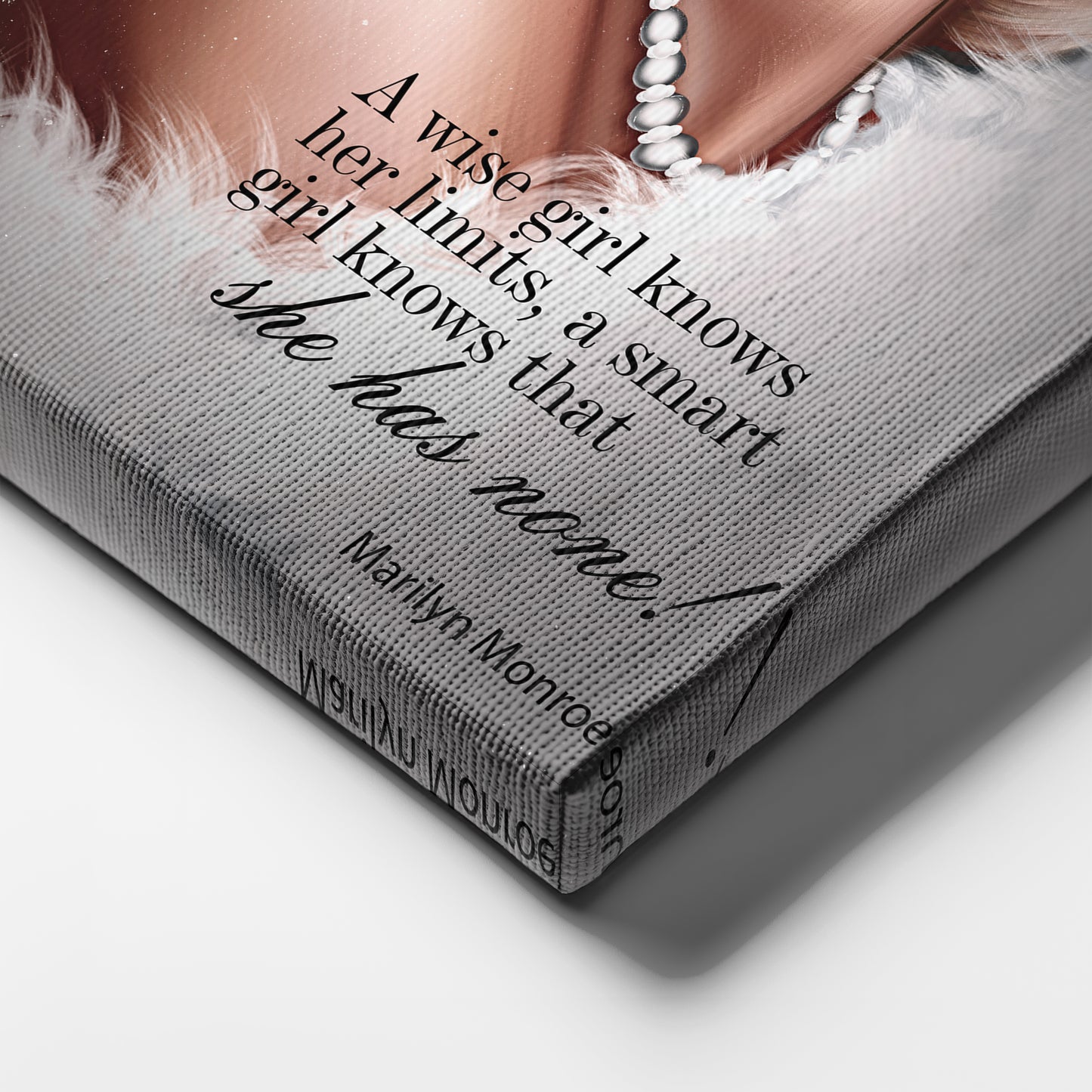 Marilyn Monroe Blonde Quote Canvas Print | Iconic Wall Art