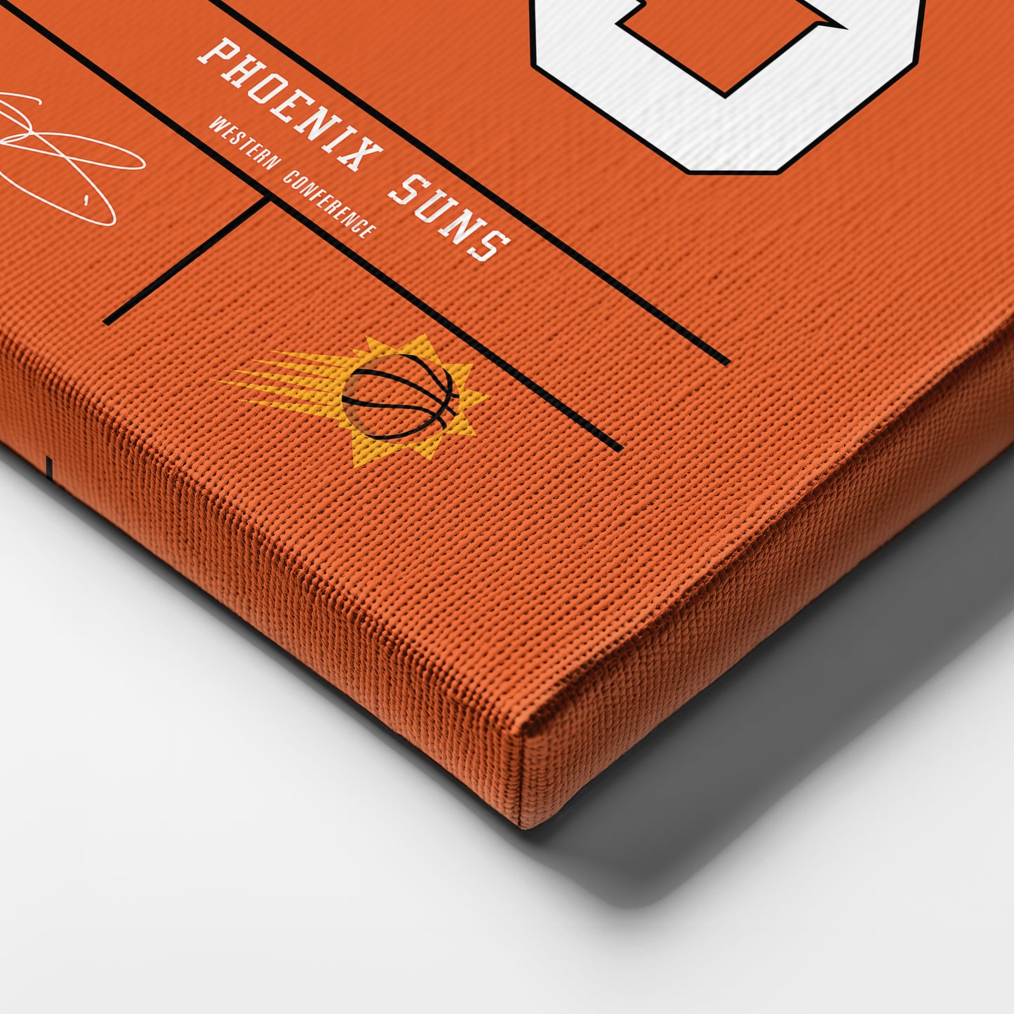 Kevin Durant Suns Jersey Canvas Print | Wall Art Decor