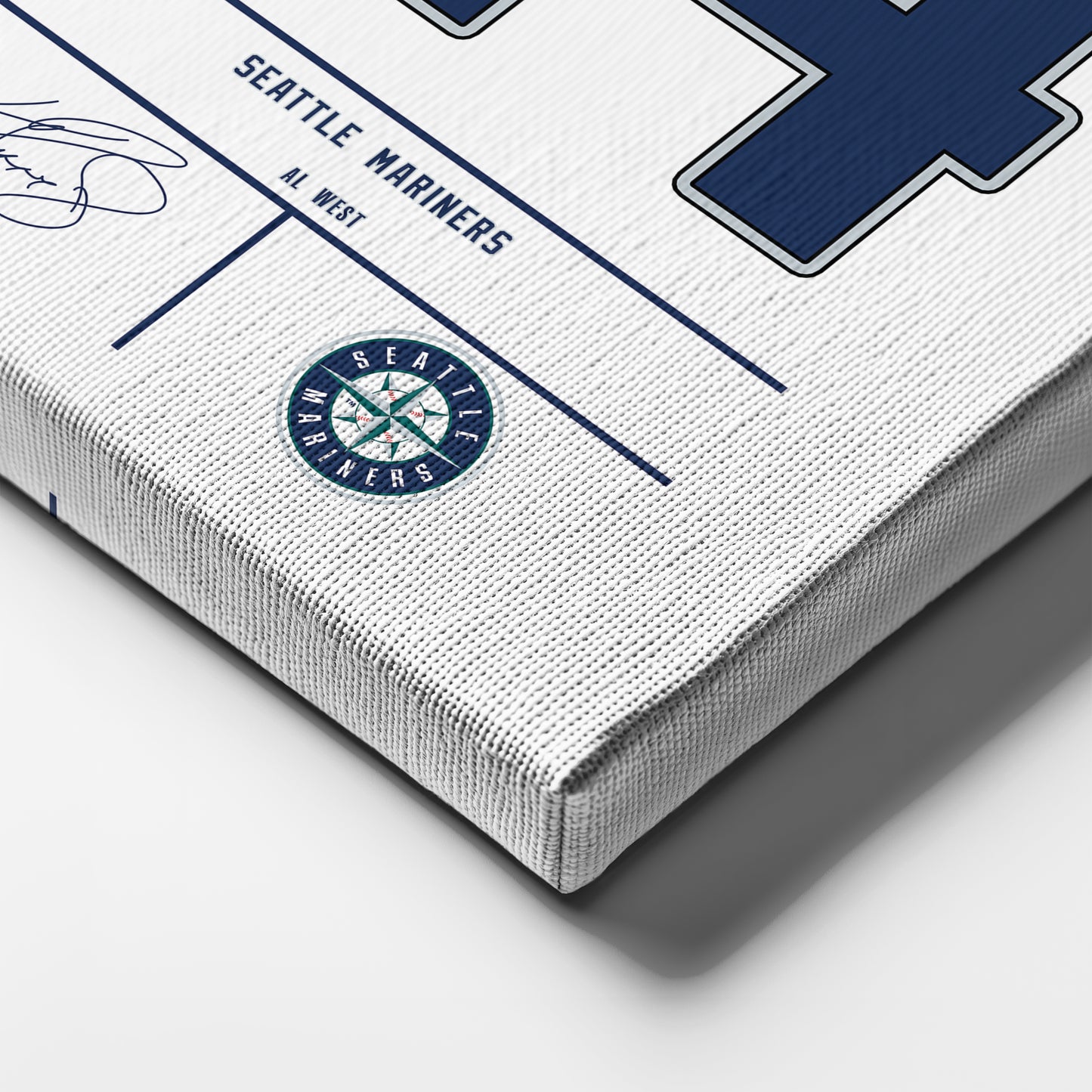Ken Griffey Jr. Mariners Jersey Canvas Print | Wall Art Decor