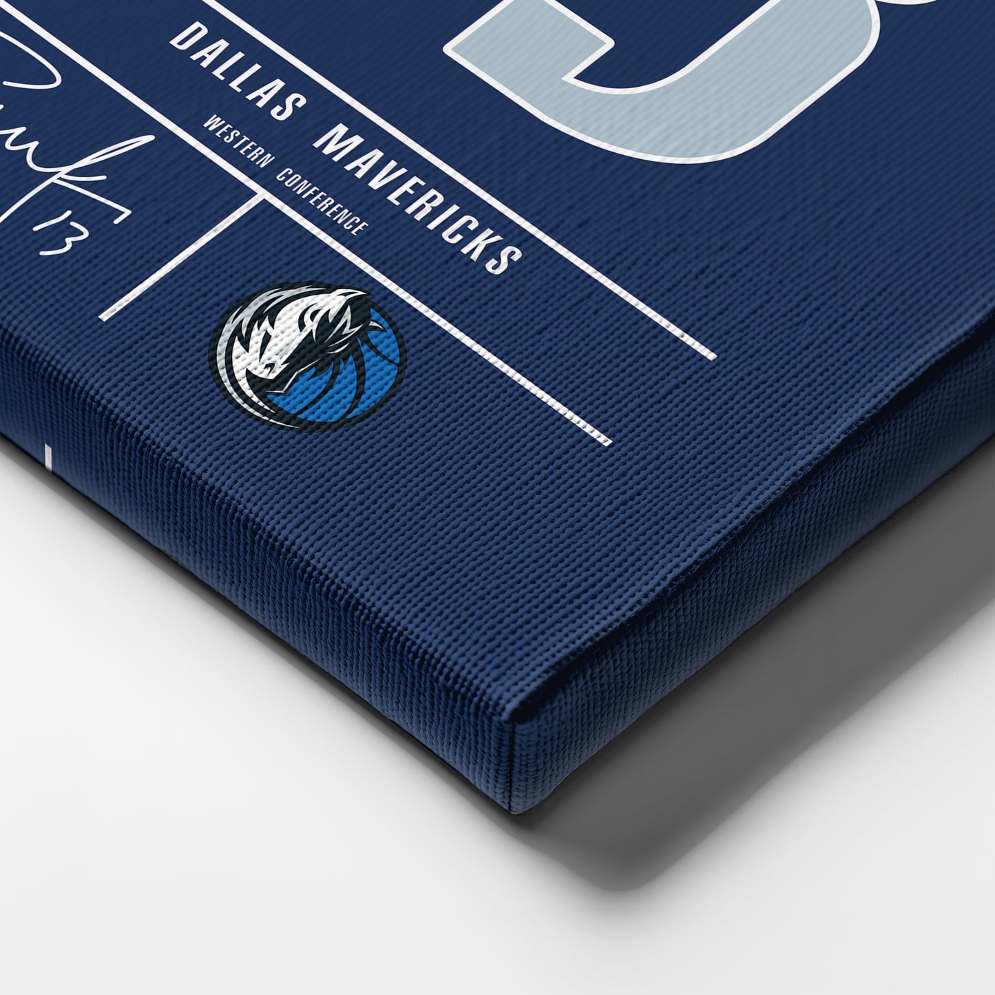 Steve Nash Mavericks Jersey Canvas Print | Wall Art Decor
