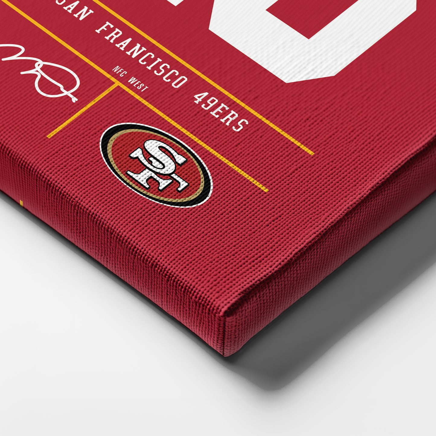 Joe Montana 49ers Jersey Canvas Print | Wall Art Decor
