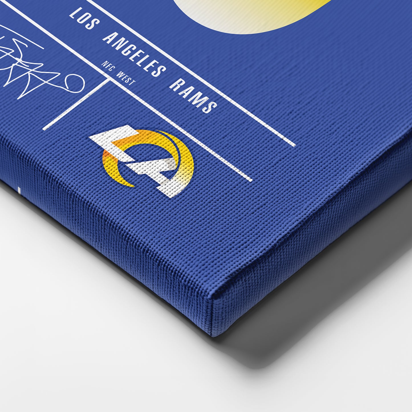 Matthew Stafford Rams Jersey Canvas Print | Wall Art Decor