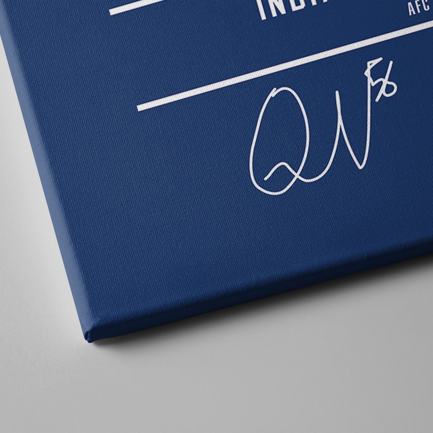 Quenton Nelson Colts Jersey Canvas Print | Wall Art Decor