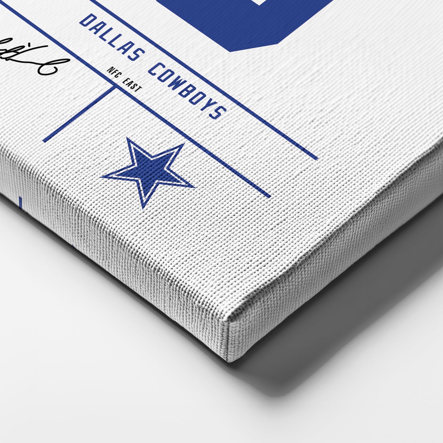 Troy Aikman Cowboys Jersey Canvas Print | Wall Art Decor