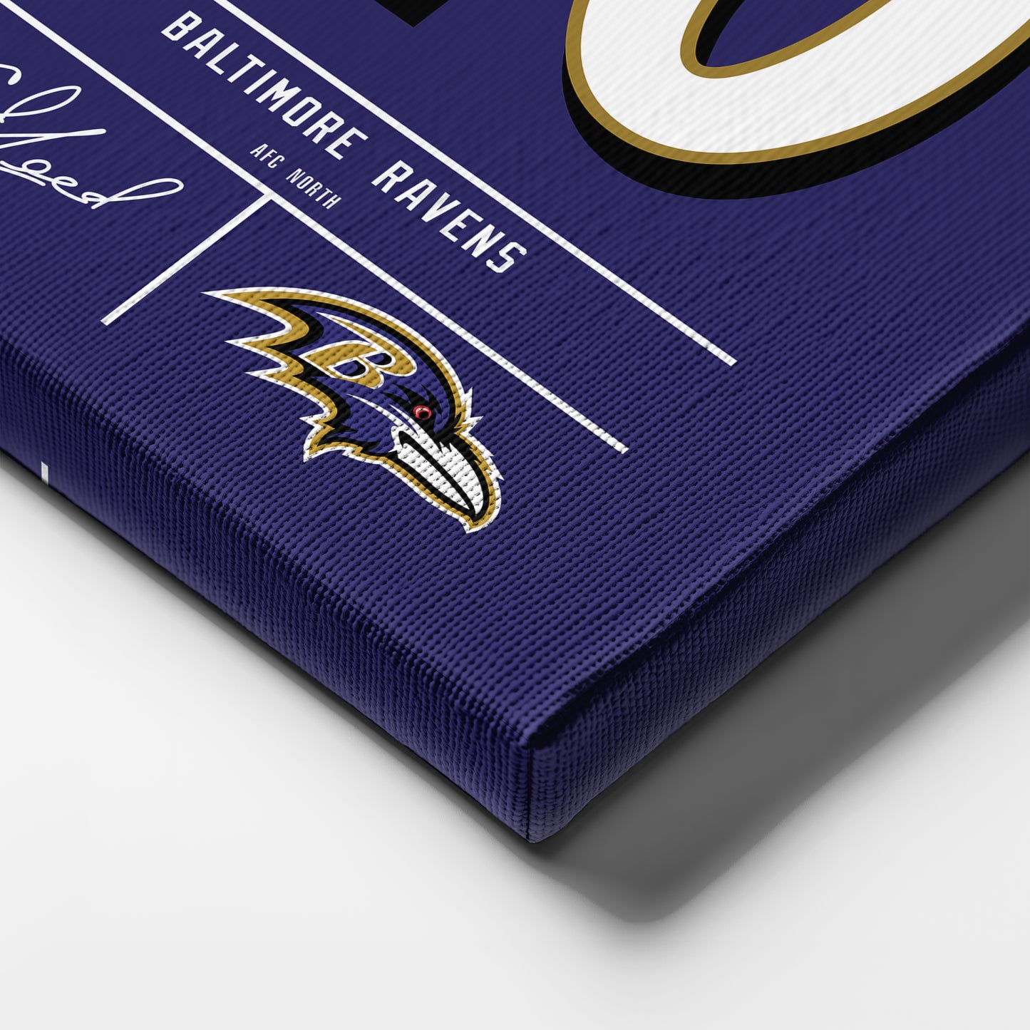 Ed Reed Ravens Jersey Canvas Print | Wall Art Decor