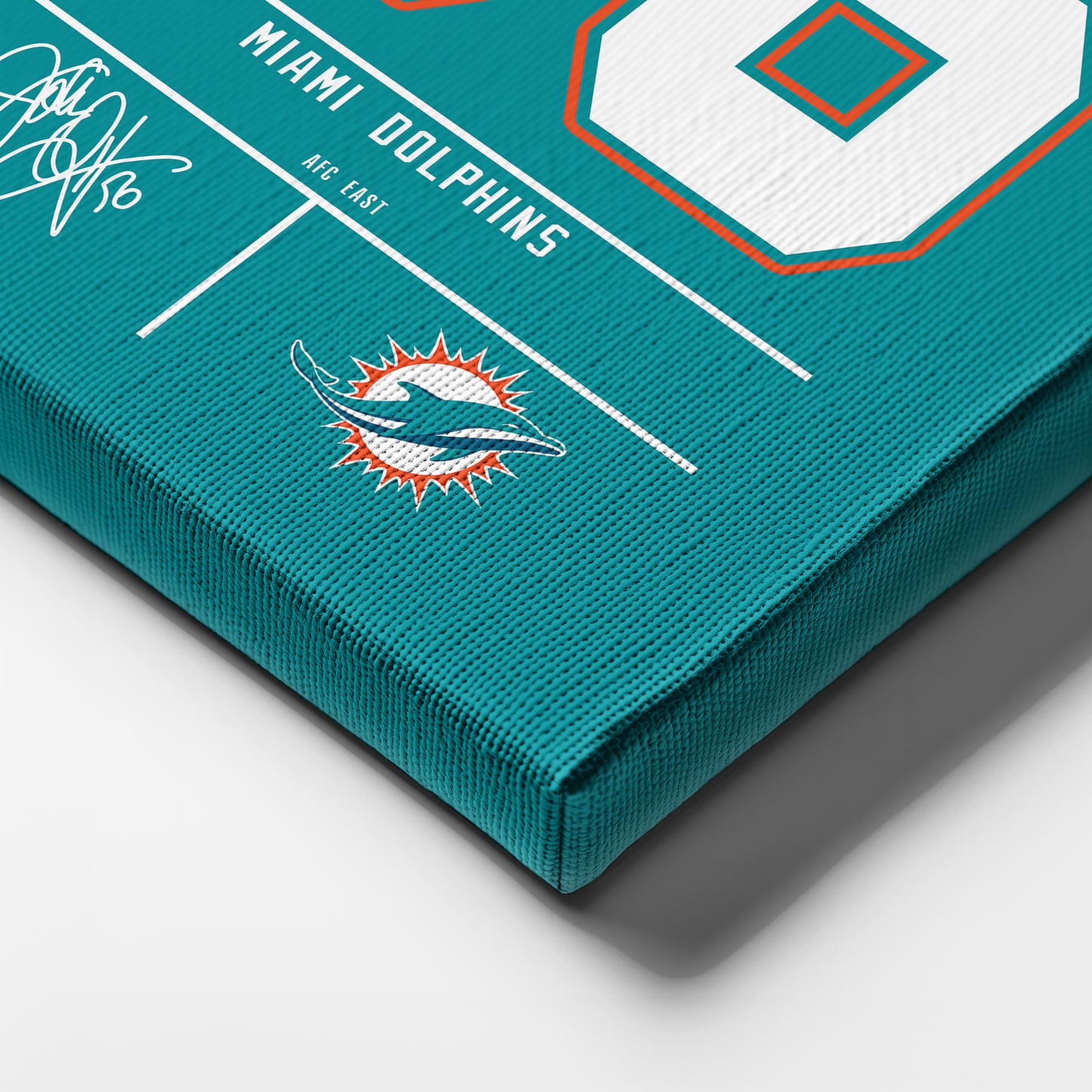 John Offerdahl Dolphins Jersey Canvas Print | Wall Art Decor