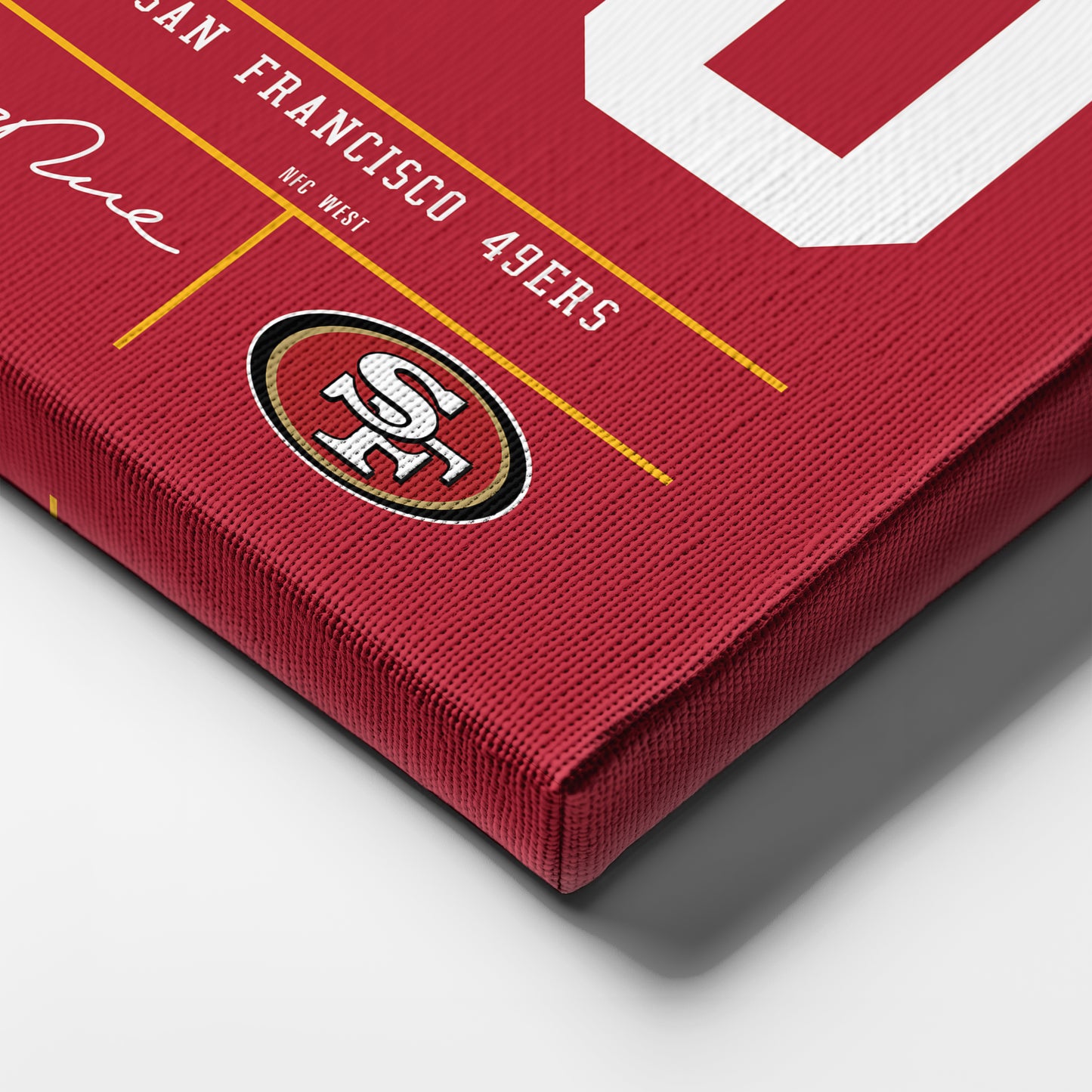 Jerry Rice 49ers Jersey Canvas Print | Wall Art Decor