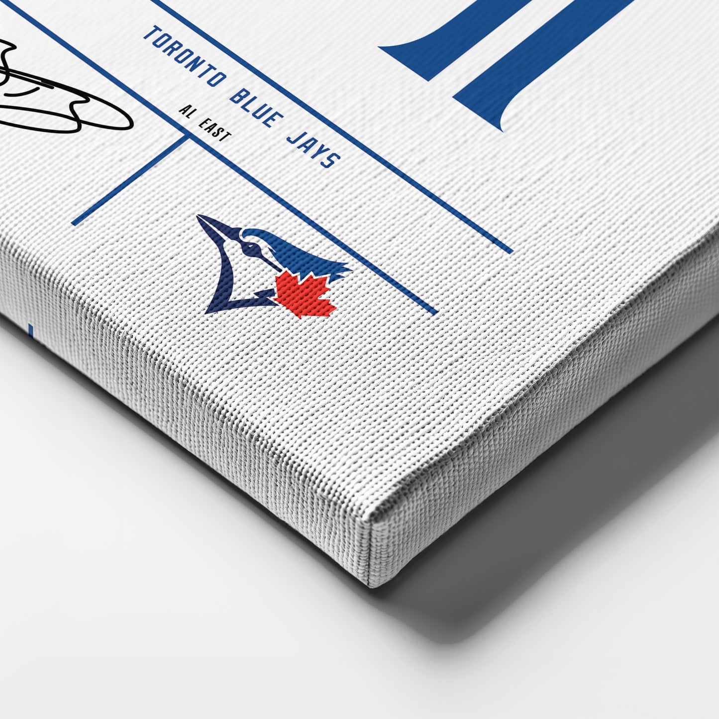 Bo Bichette Blue Jays Jersey Canvas Print | Wall Art Decor