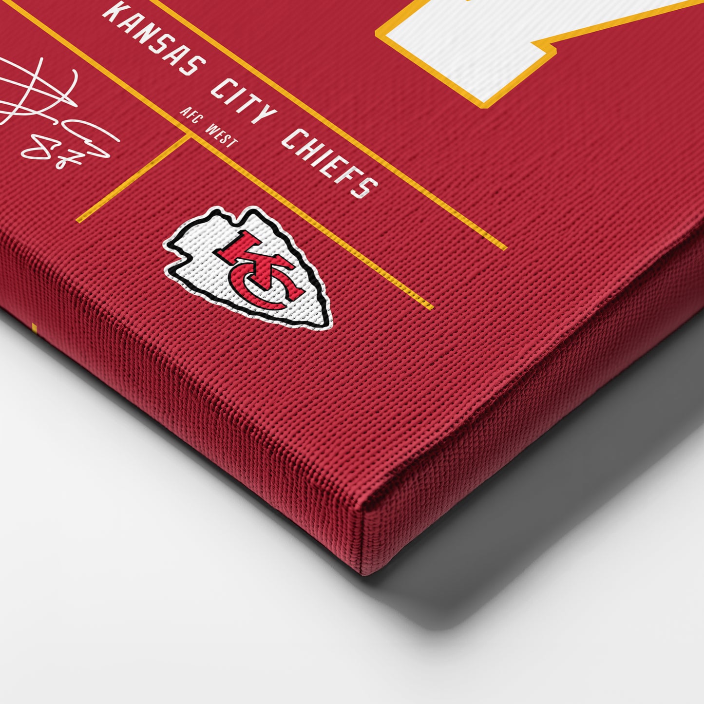 Travis Kelce Chiefs Jersey Canvas Print | Wall Art Decor