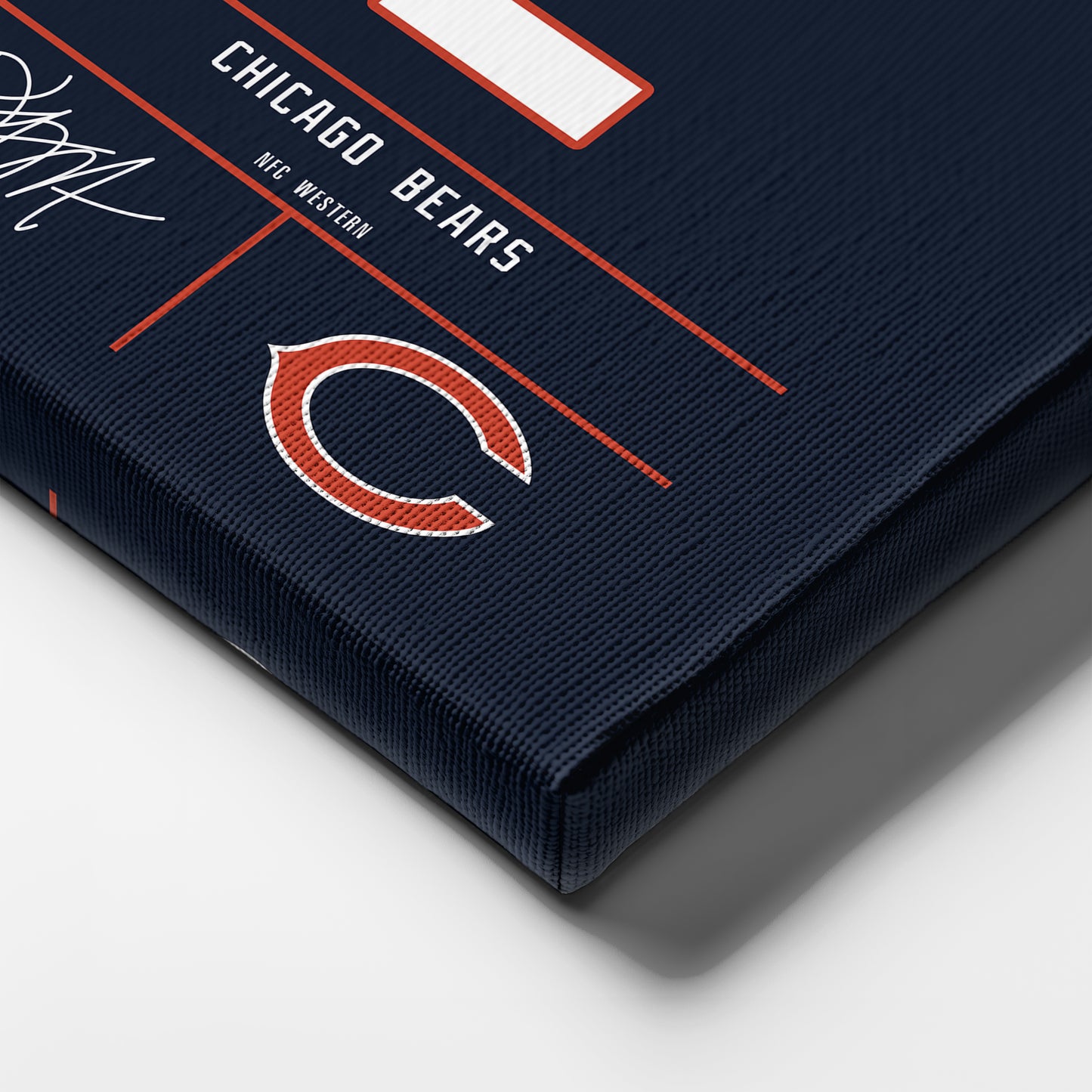 D.J. Moore Bears Jersey Canvas Print | Wall Art Decor